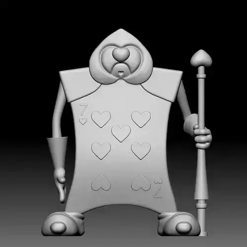 The Playing Card - Alice in Wonderland - 070