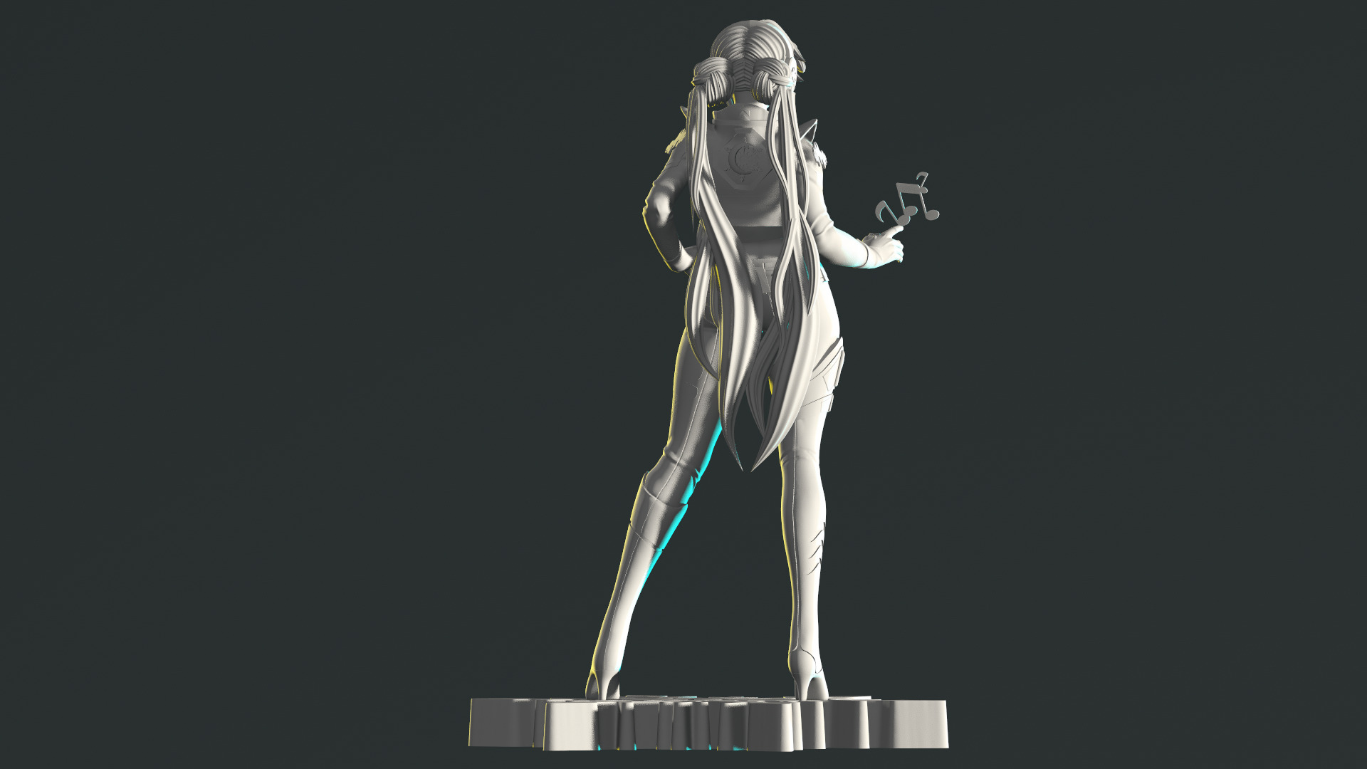 Luna Snow Mirae 2099 Marvel Rivals 3D print model_5