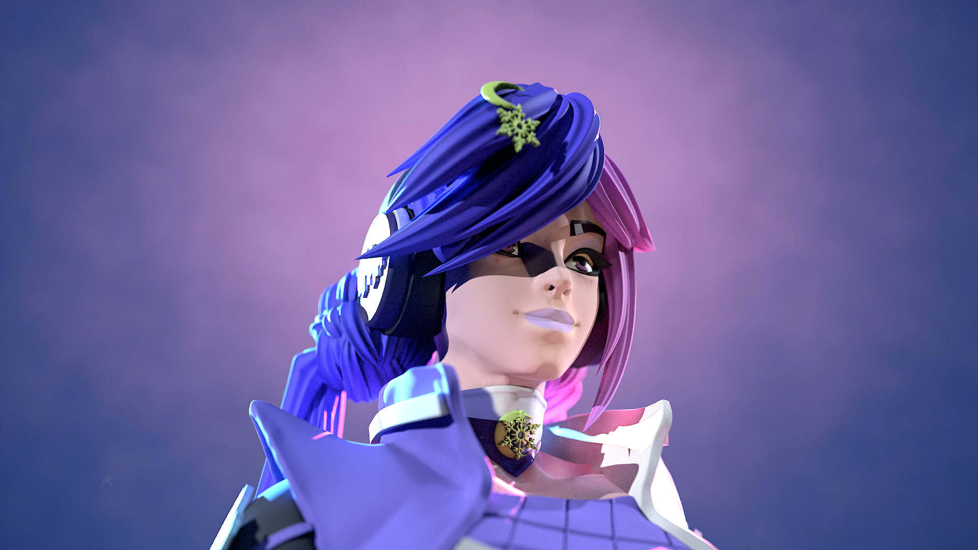 Luna Snow Mirae 2099 Marvel Rivals 3D print model_14