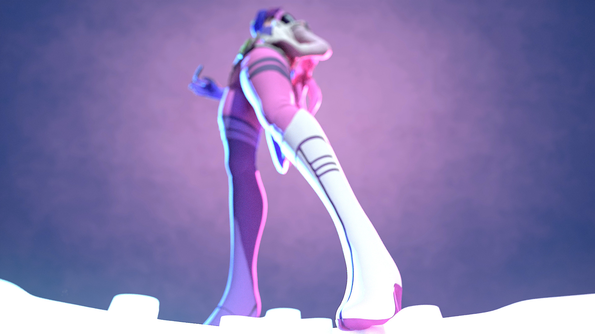 Luna Snow Mirae 2099 Marvel Rivals 3D print model_16