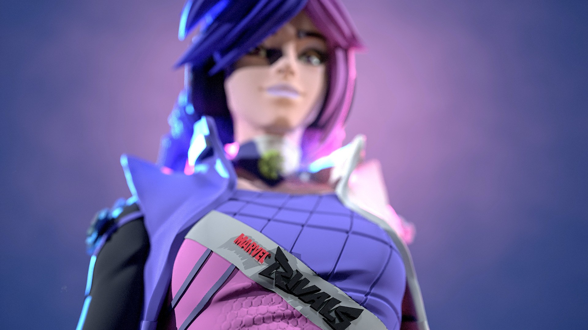 Luna Snow Mirae 2099 Marvel Rivals 3D print model_13