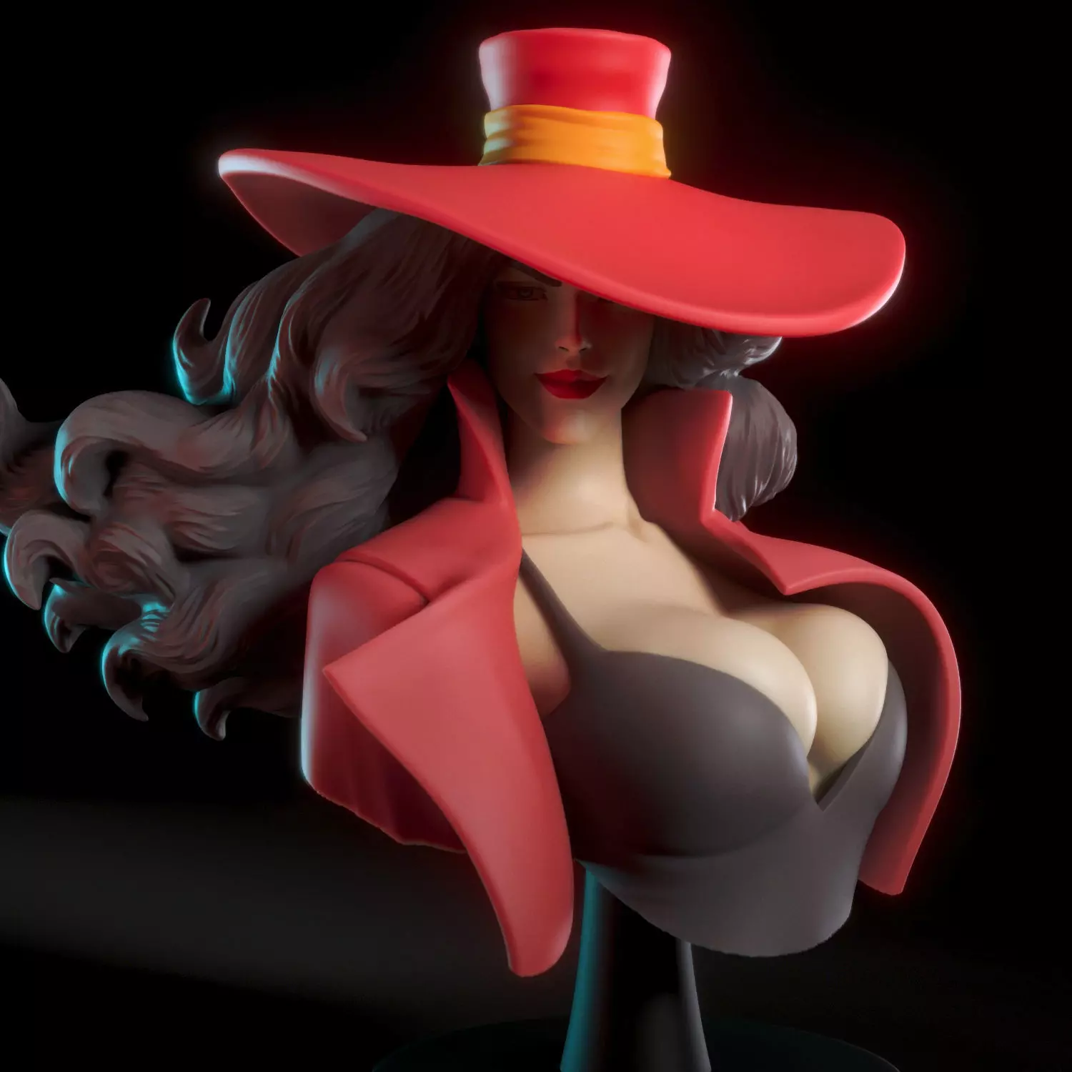 Carmen San Diego bust Free 3D print model