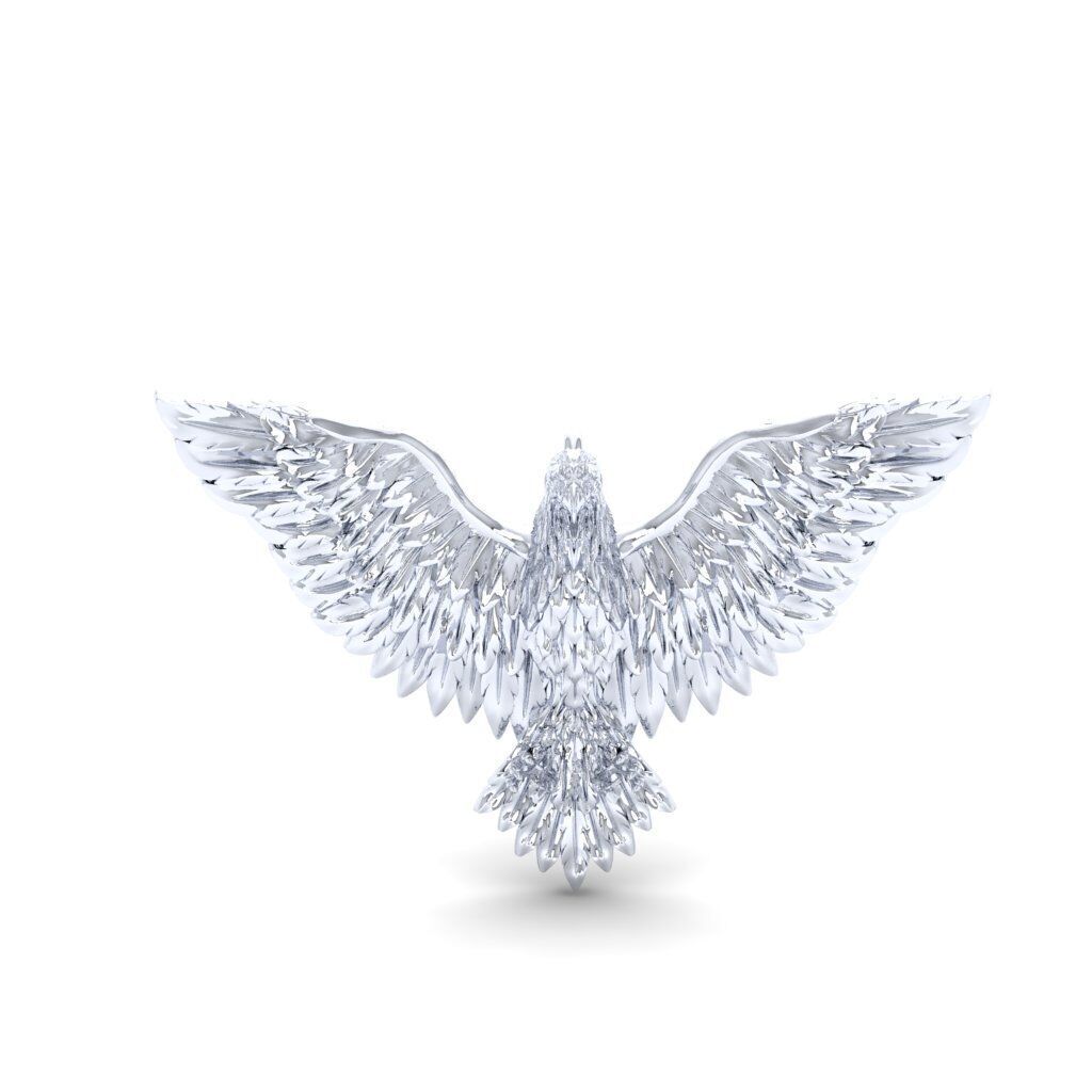 Eagle pendant 3D print model_1