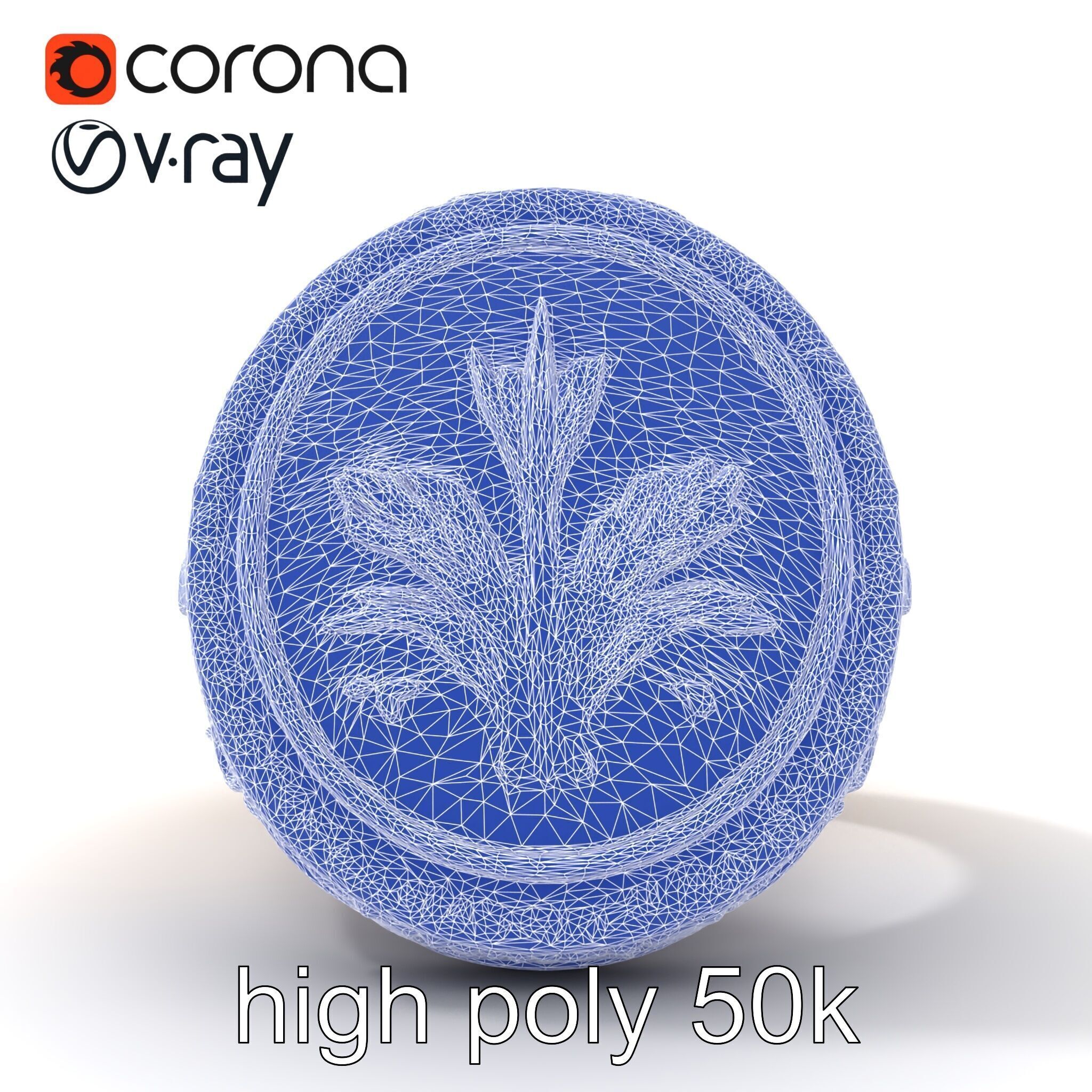 Luxurious Gold Signet Ring with Gemstone model pack Low-poly 3D model_27