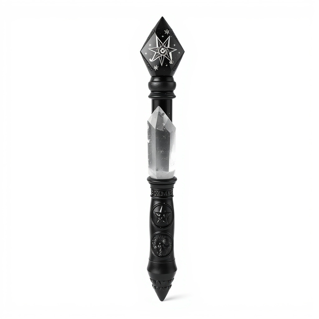 Celestial Obsidian Warlocks Wand model pack Low-poly 3D model_4