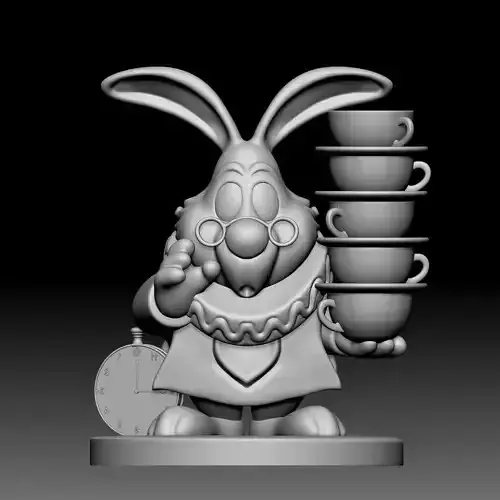 White Rabbit - Alice in Wonderland - 030 3D print model