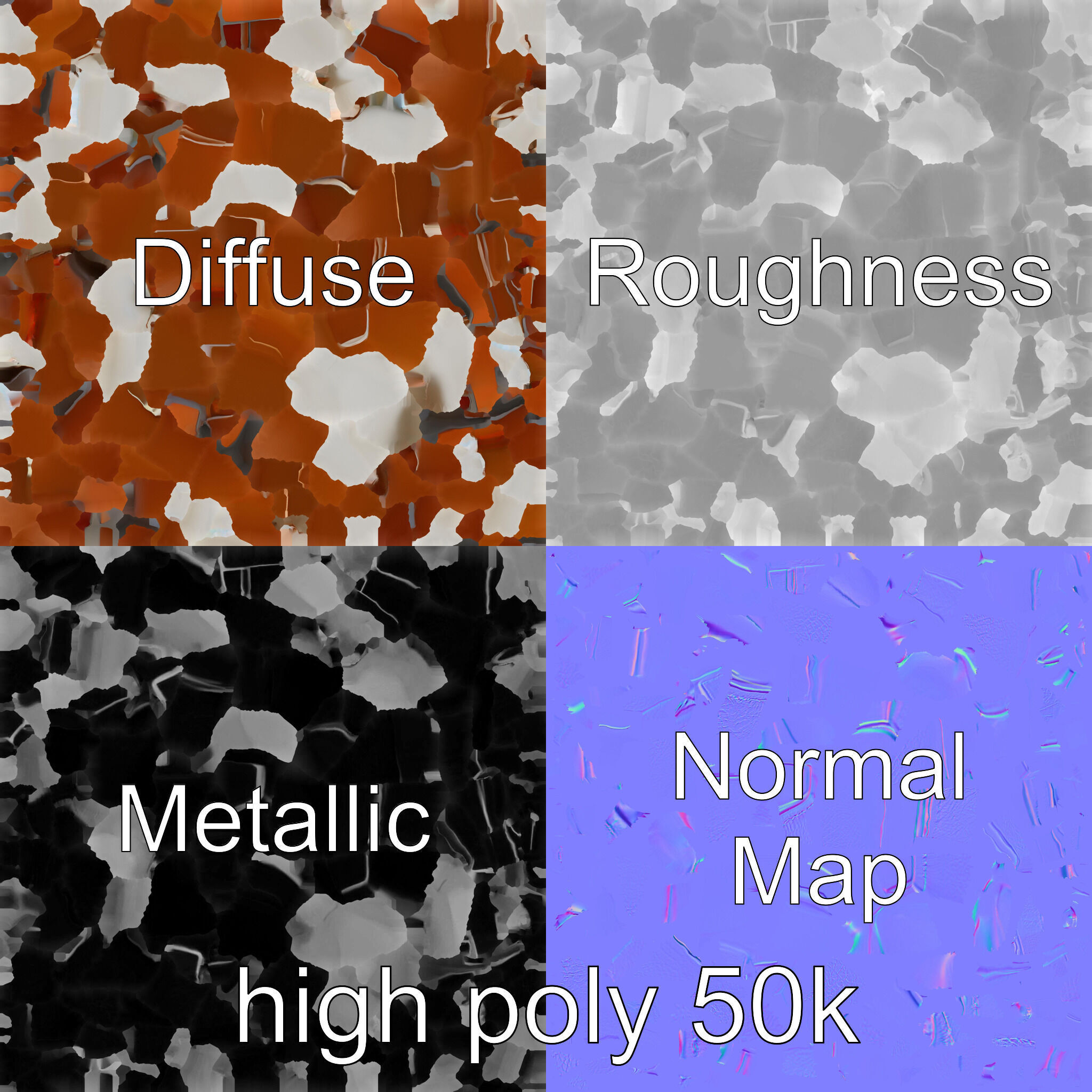 Chestnut Brown Leather Belt with Silver Buckle model pack Low-poly 3D model_3