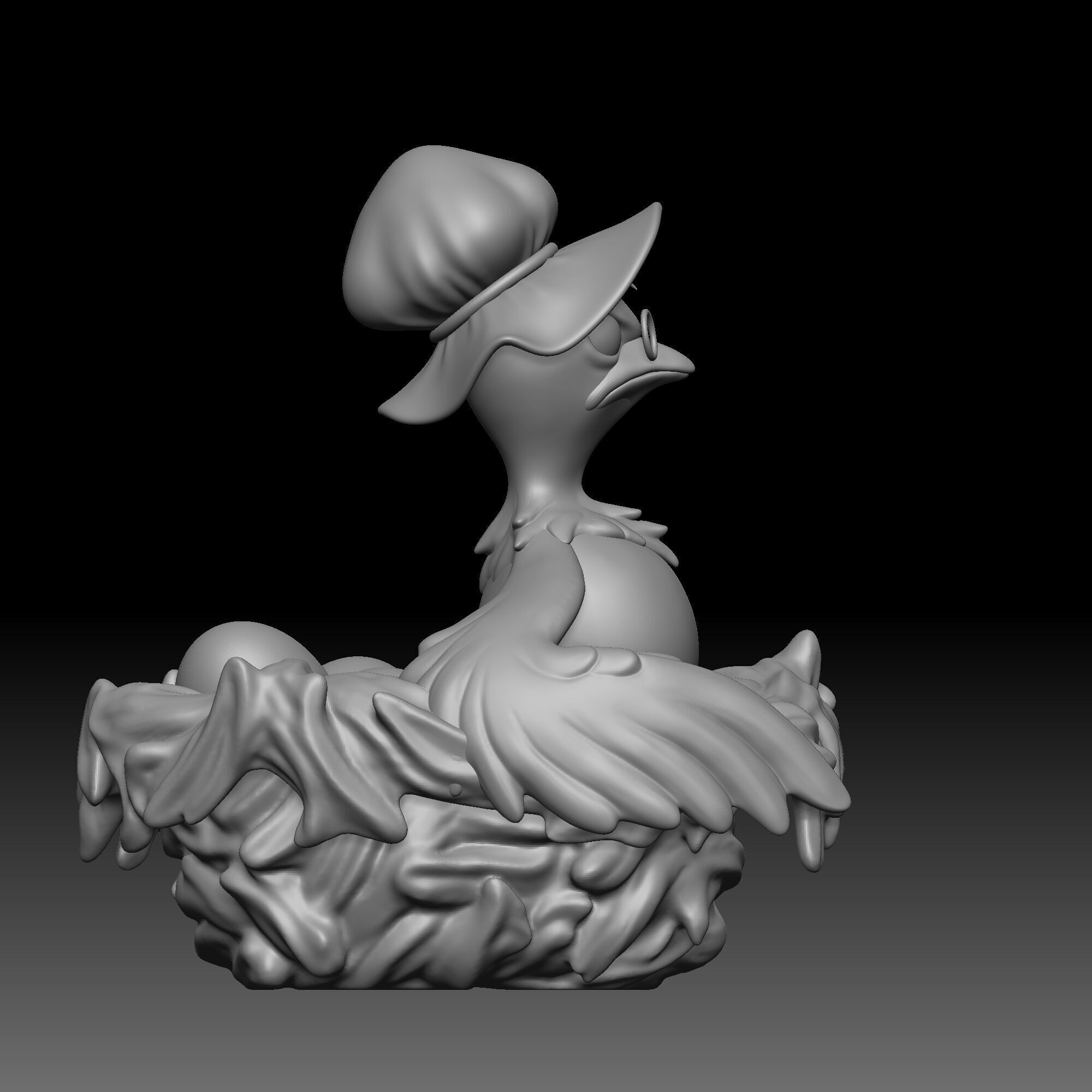 Chloe the Chicken - Alice in Wonderland - 010 3D print model_7