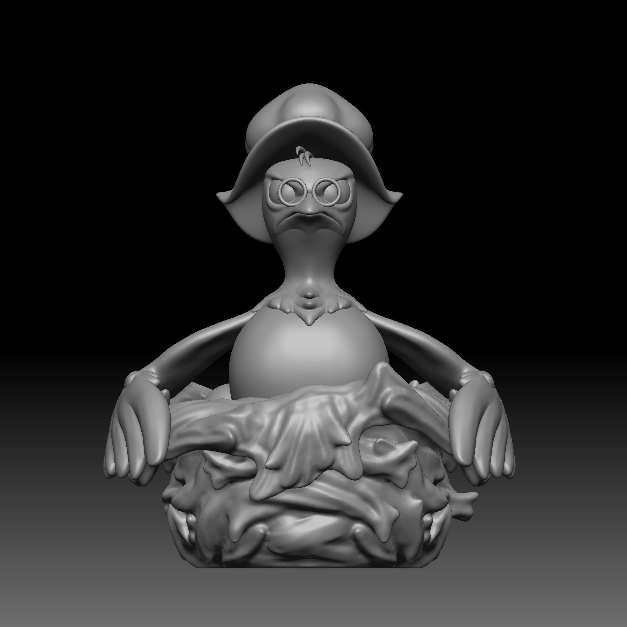 Chloe the Chicken - Alice in Wonderland - 010 3D print model_1