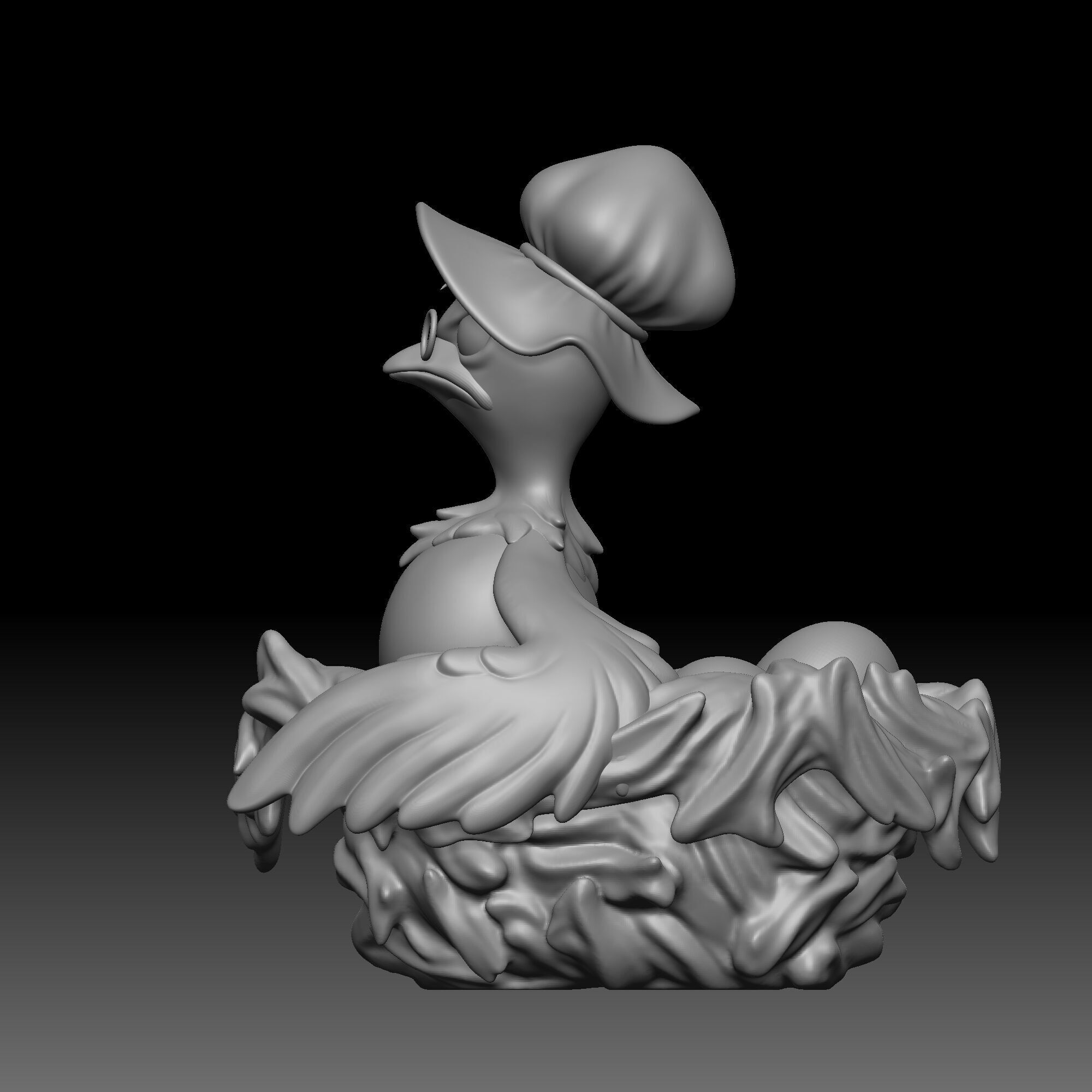 Chloe the Chicken - Alice in Wonderland - 010 3D print model_3
