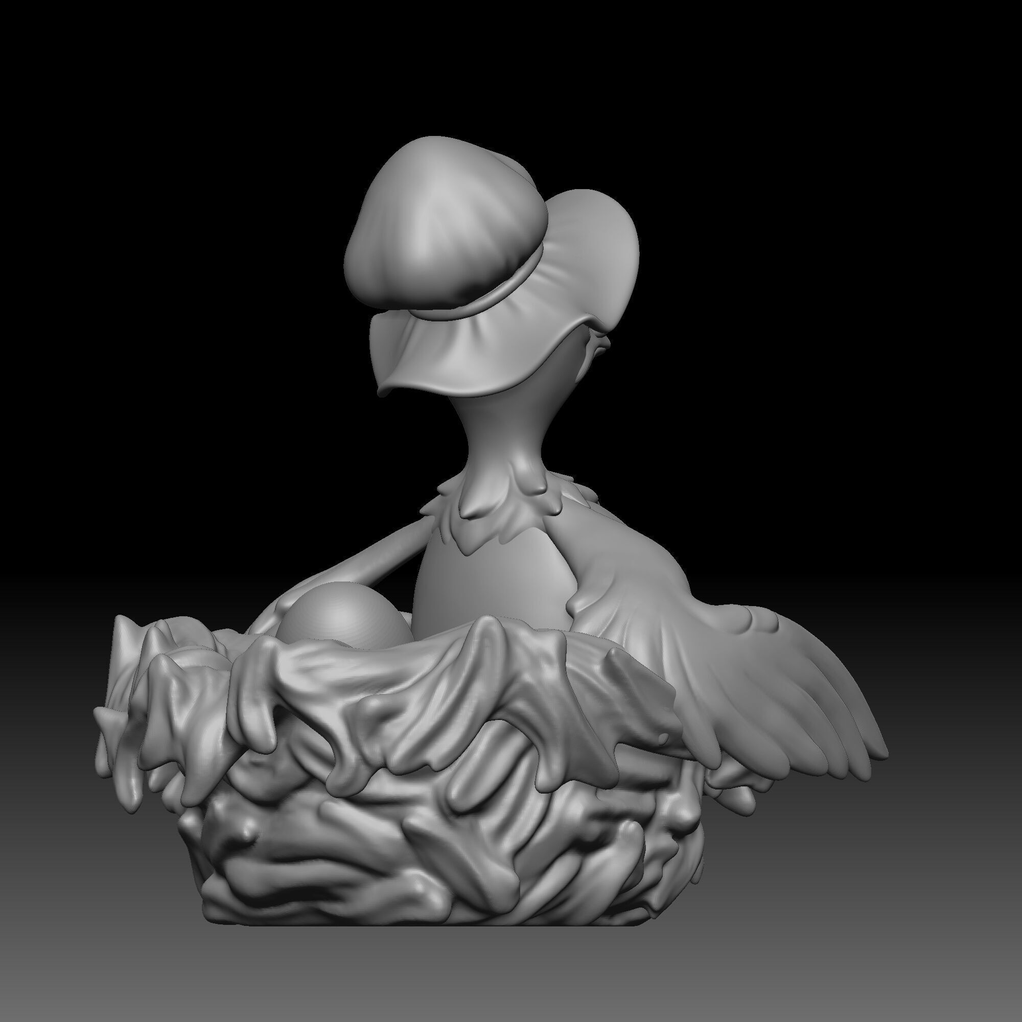 Chloe the Chicken - Alice in Wonderland - 010 3D print model_4