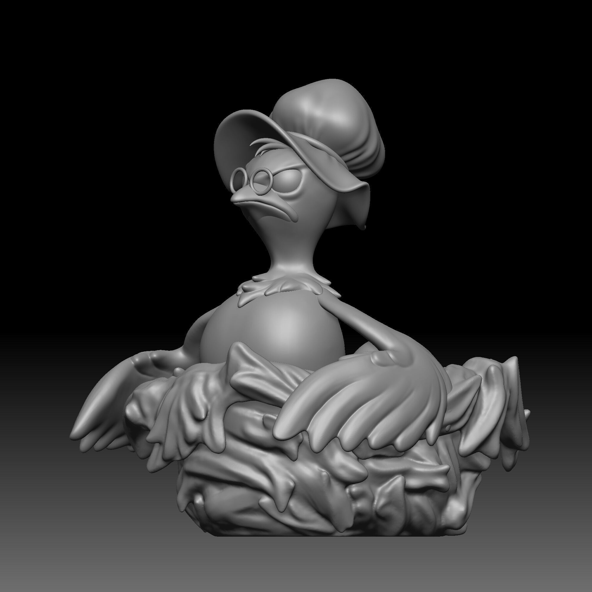 Chloe the Chicken - Alice in Wonderland - 010 3D print model_8