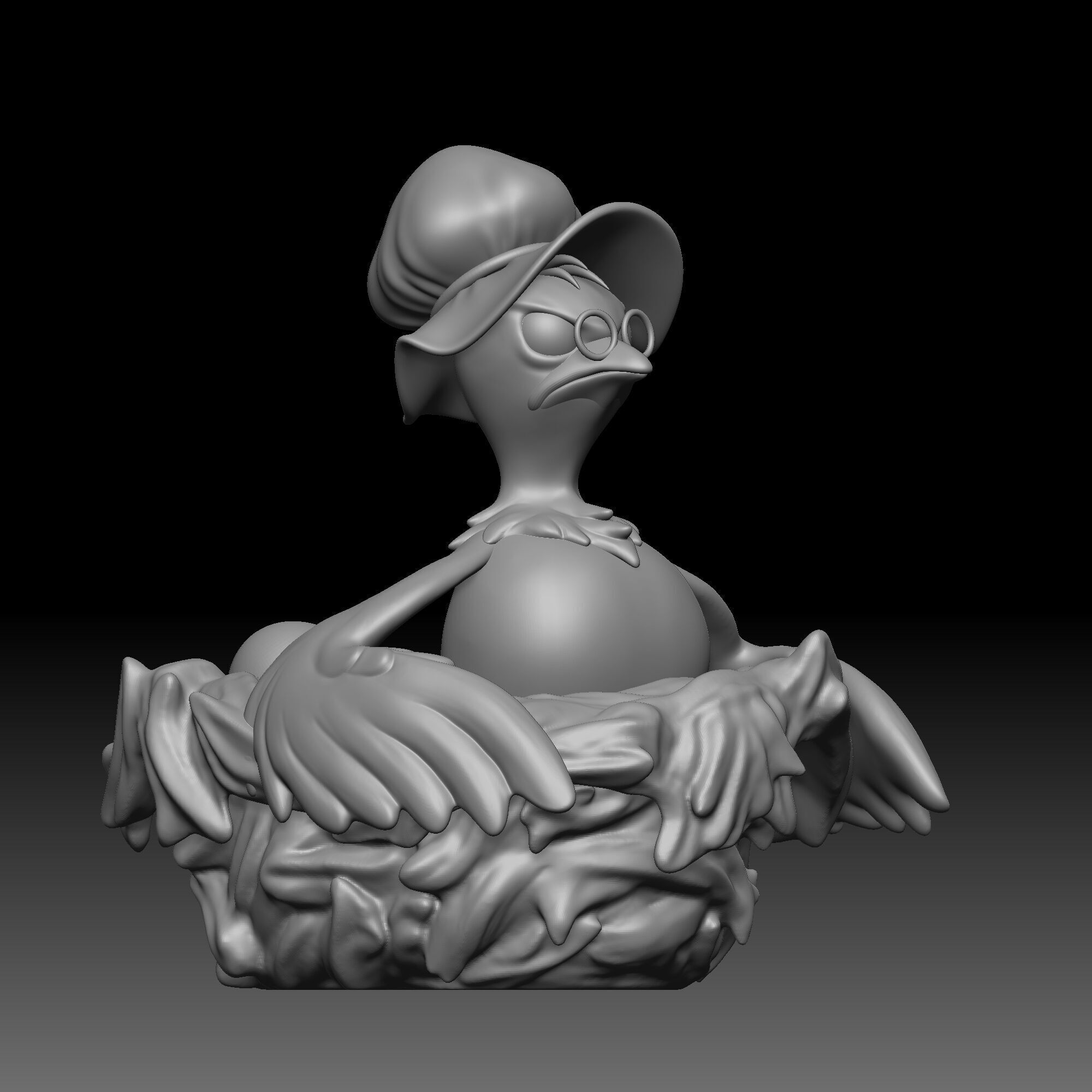 Chloe the Chicken - Alice in Wonderland - 010 3D print model_6