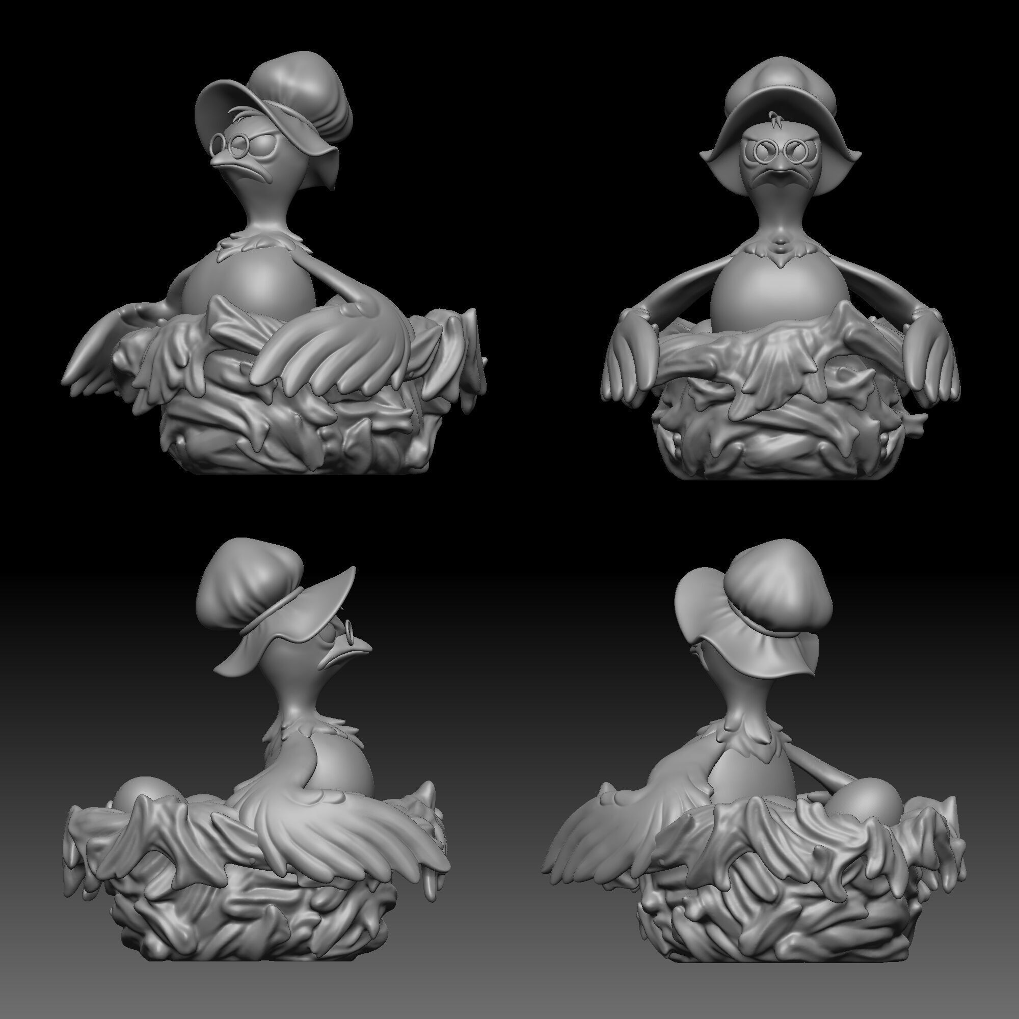Chloe the Chicken - Alice in Wonderland - 010 3D print model_9