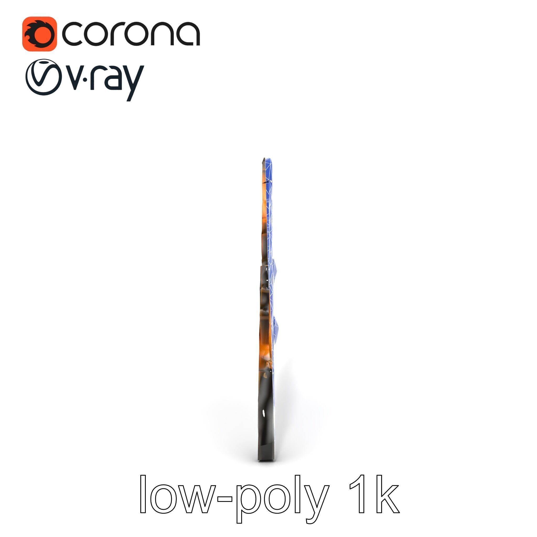 Magical Bow with Glowing Runes model pack Low-poly 3D model_20