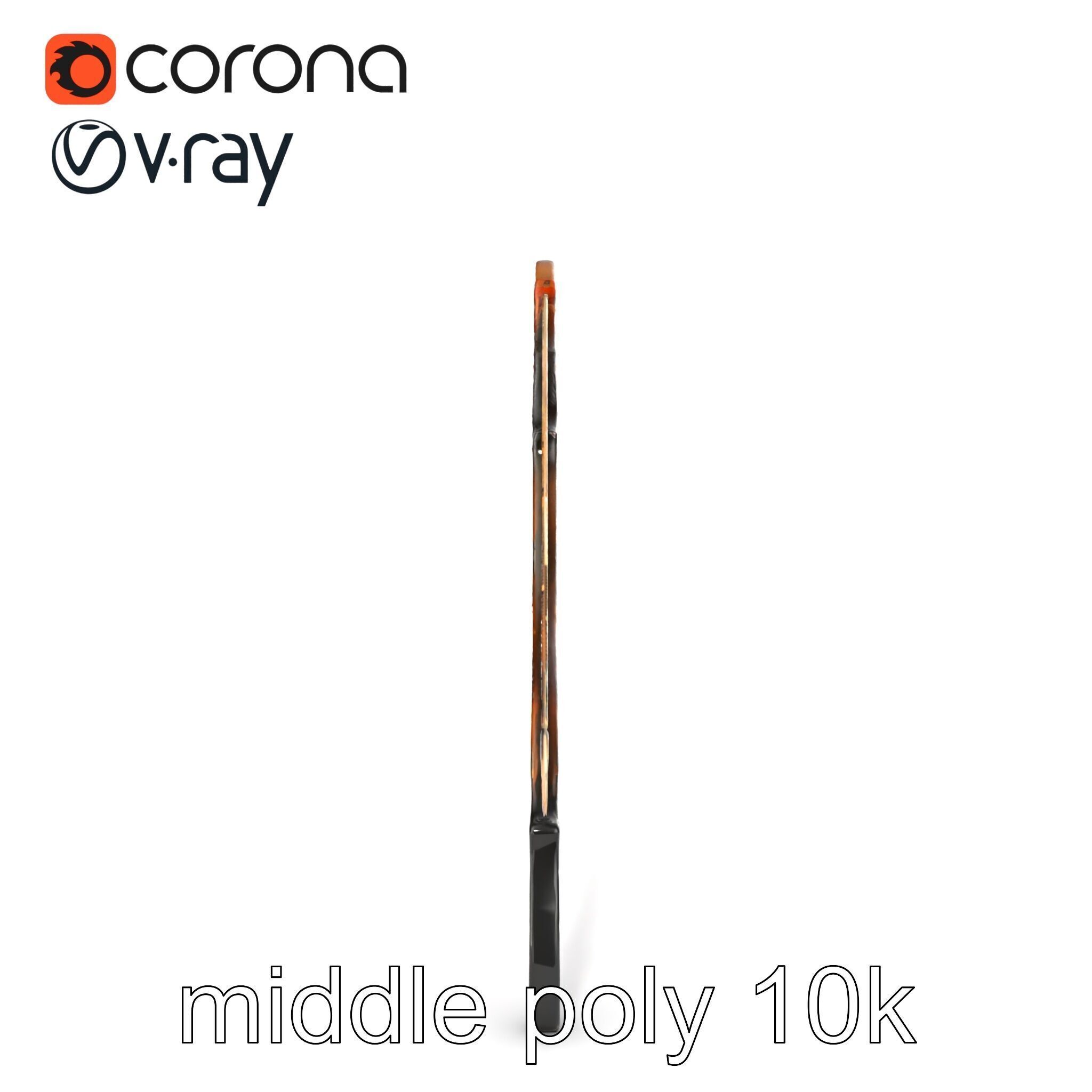 Mystical Arcane Bow with Illuminating Runes model pack Low-poly 3D model_15