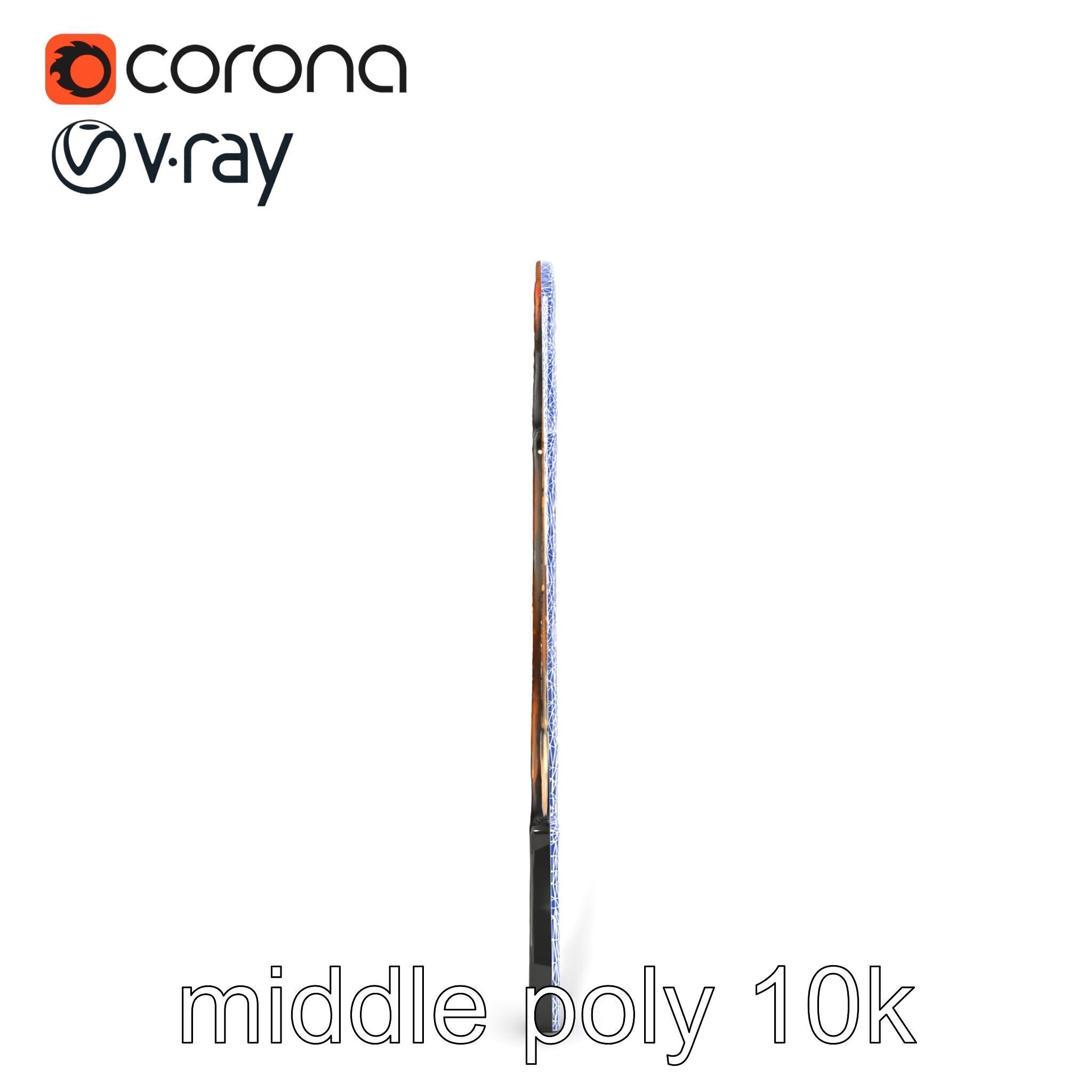 Mystical Arcane Bow with Illuminating Runes model pack Low-poly 3D model_26