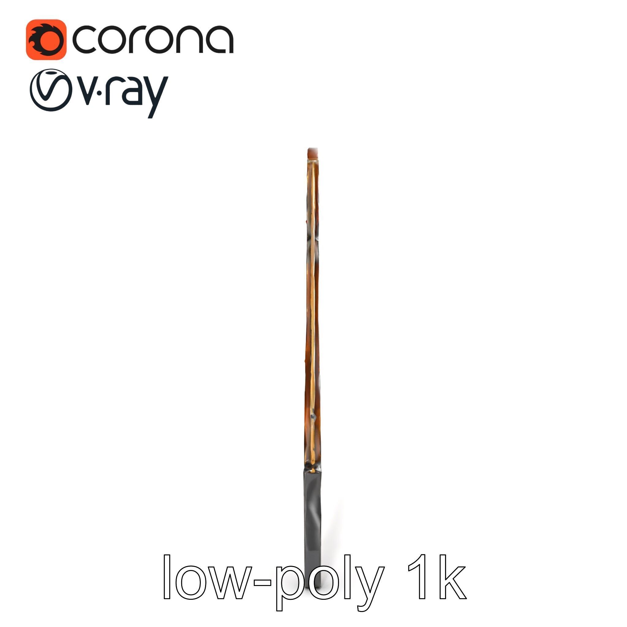 Mystical Arcane Bow with Illuminating Runes model pack Low-poly 3D model_21