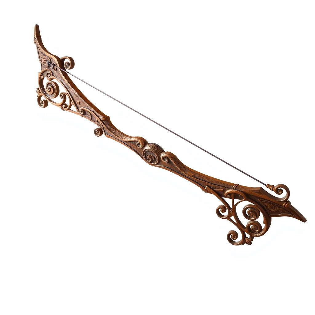 Enchanted Archery Mystic Bow model pack Low-poly 3D model_4