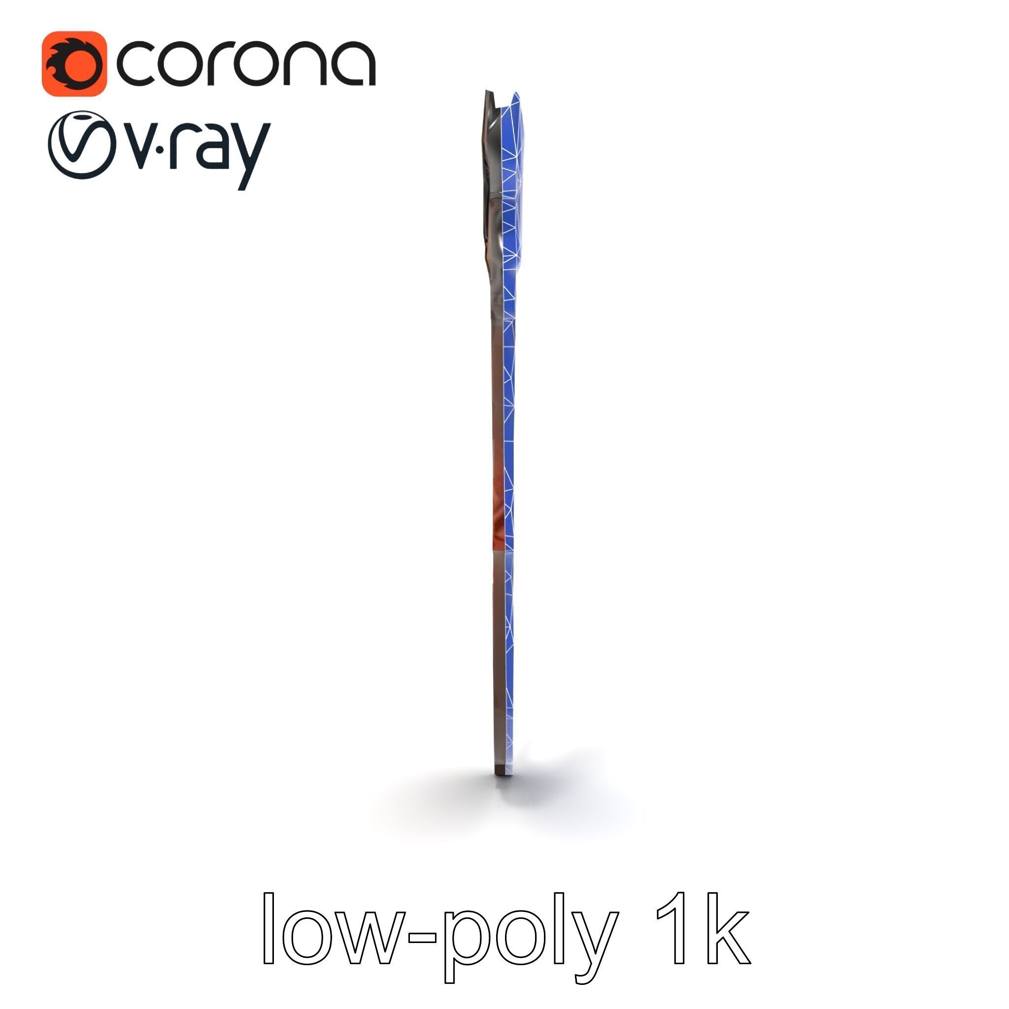 Mythical Enchanted Bow Radiant Runes model pack Low-poly 3D model_17