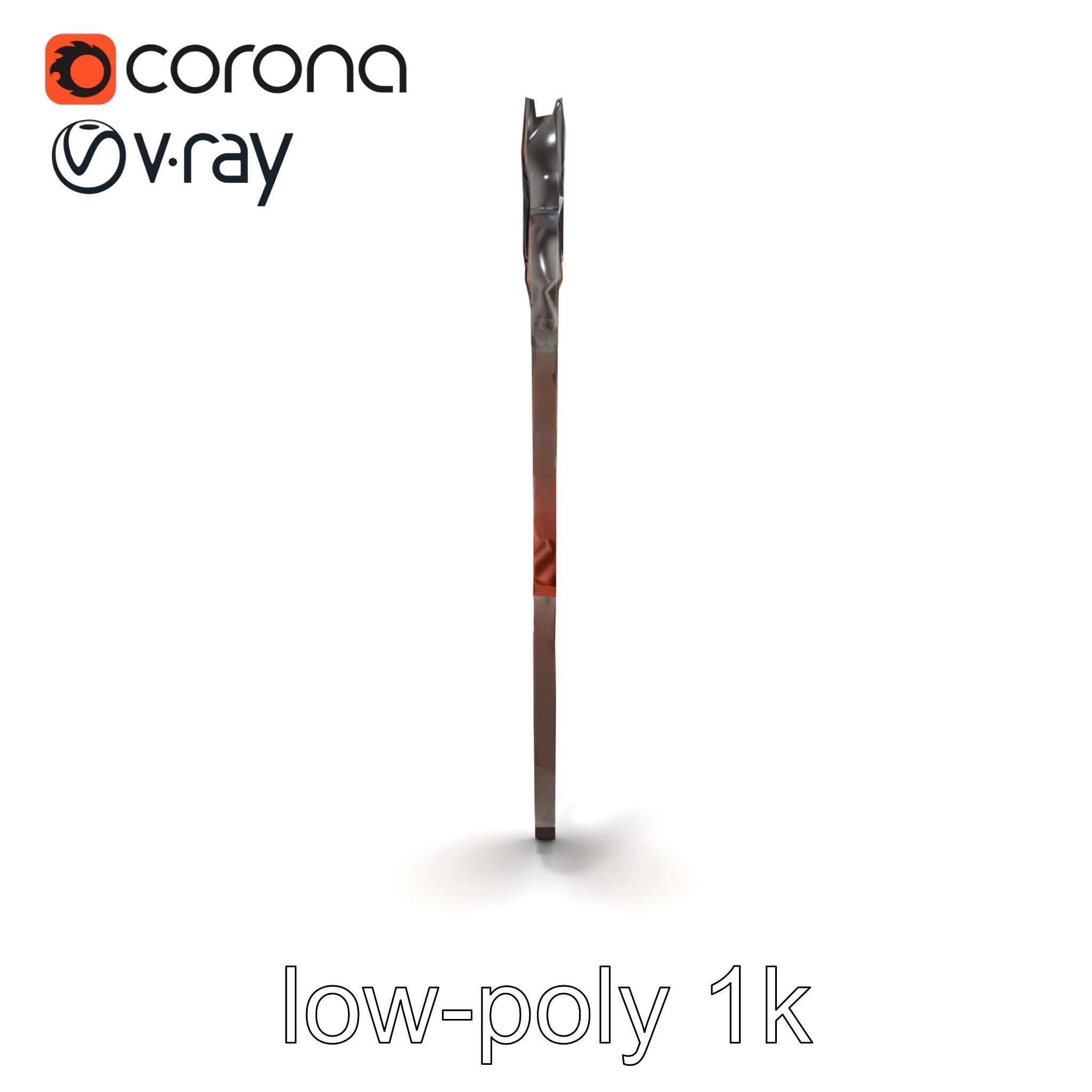 Mythical Enchanted Bow Radiant Runes model pack Low-poly 3D model_30