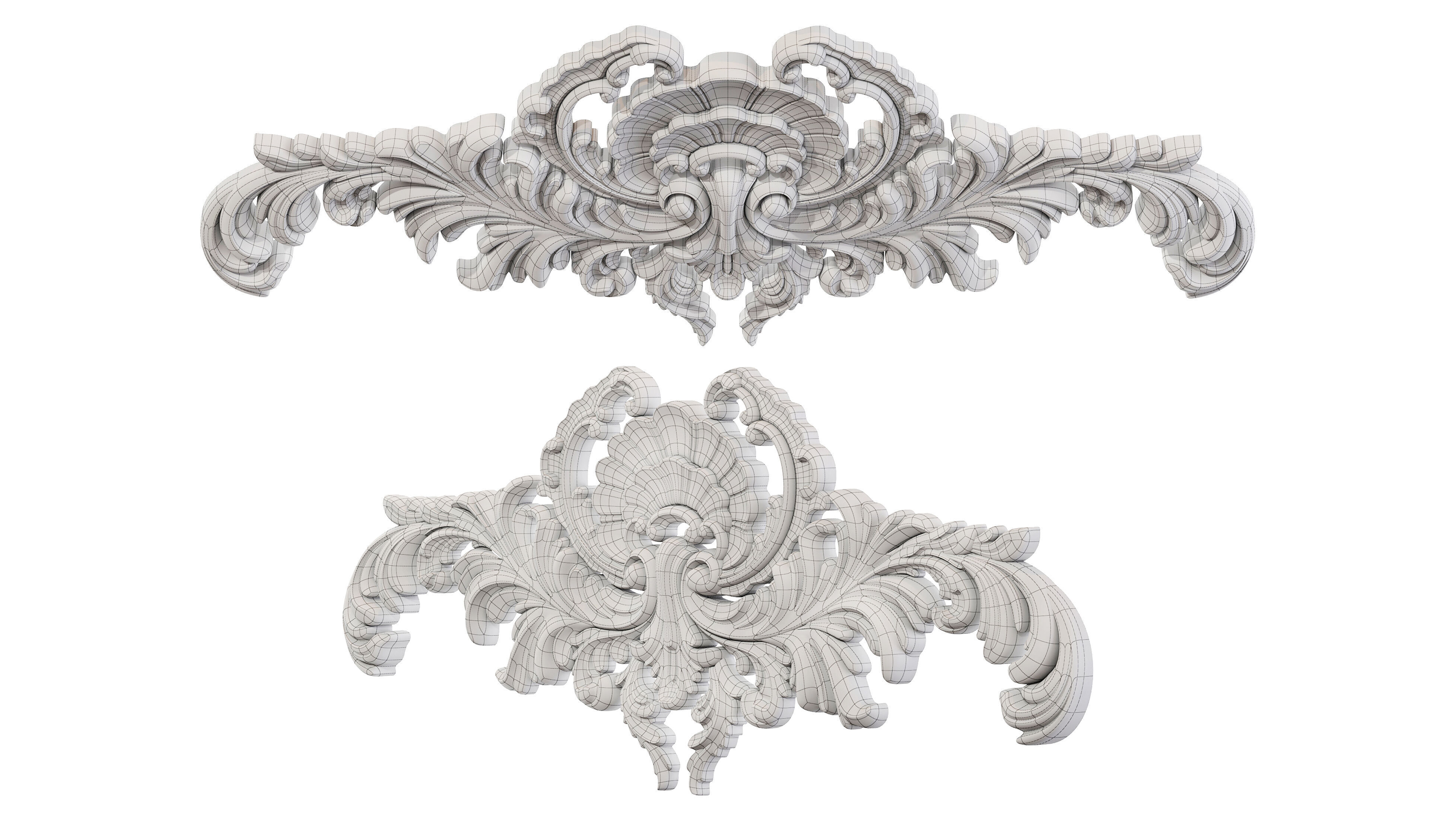 Classic carved 245 3D model_8