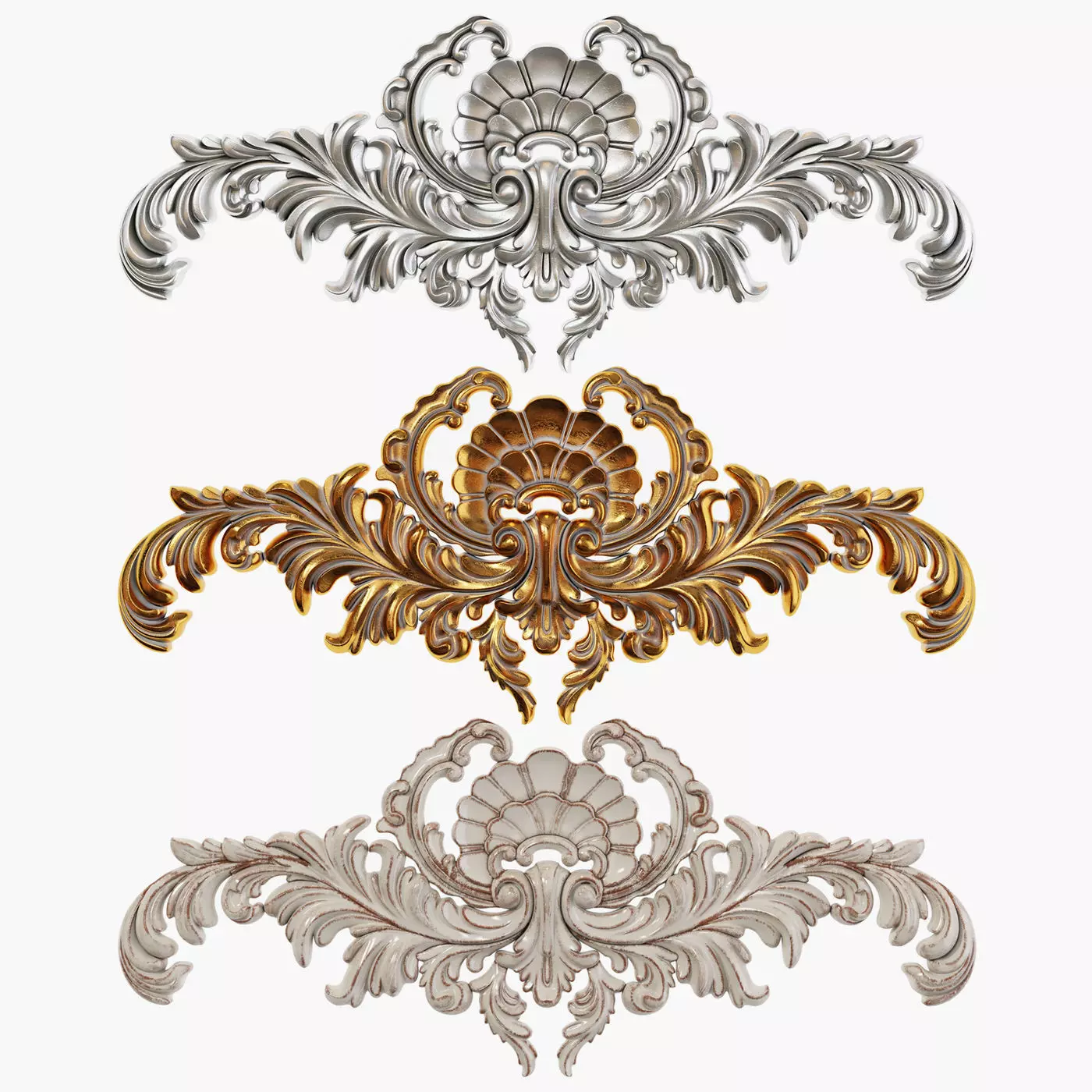 Classic carved 245 3D model_0