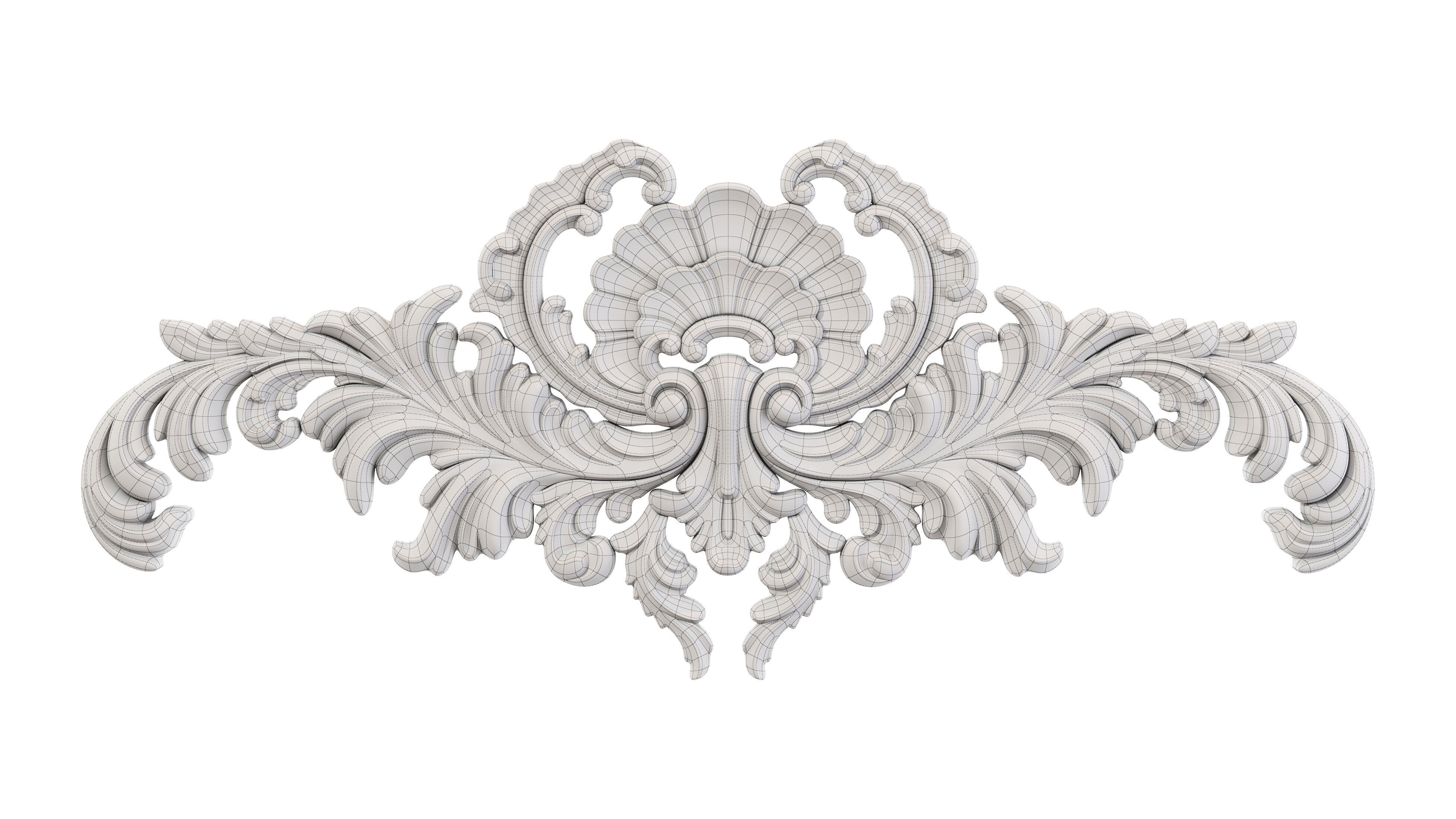 Classic carved 245 3D model_7