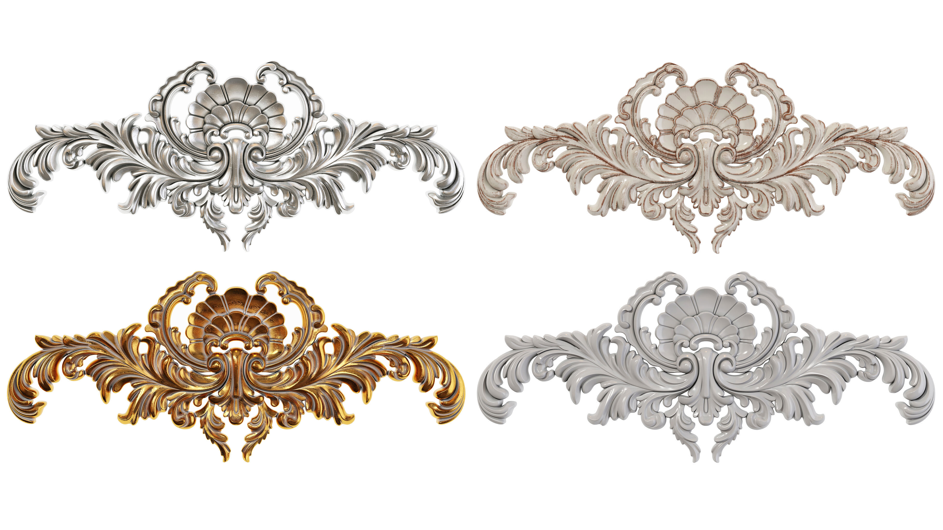 Classic carved 245 3D model_6