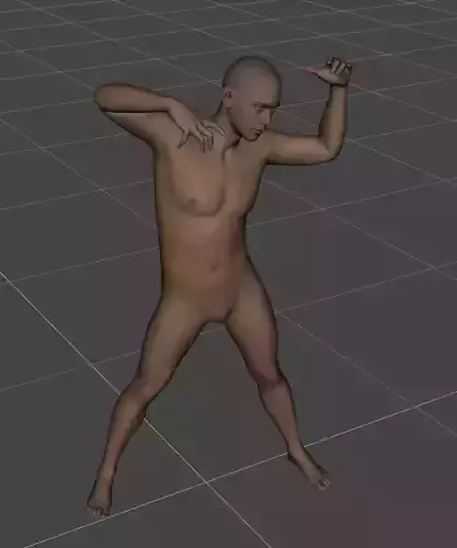 Male Base Mesh  High Quality 3D Character Model 6