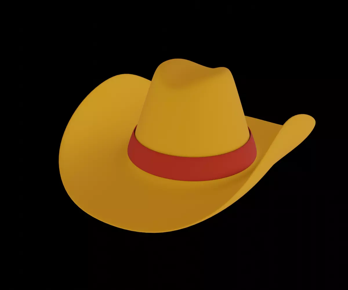 Cowboy Hat Free low-poly 3D model