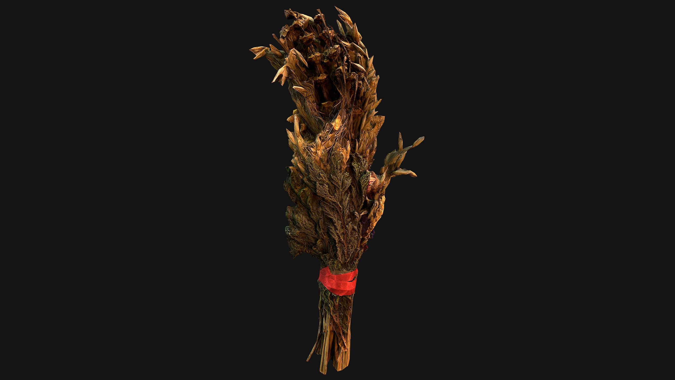 Wild Flowers with Herbs Didukh Ukrainian Souvenir Low-poly 3D model_11