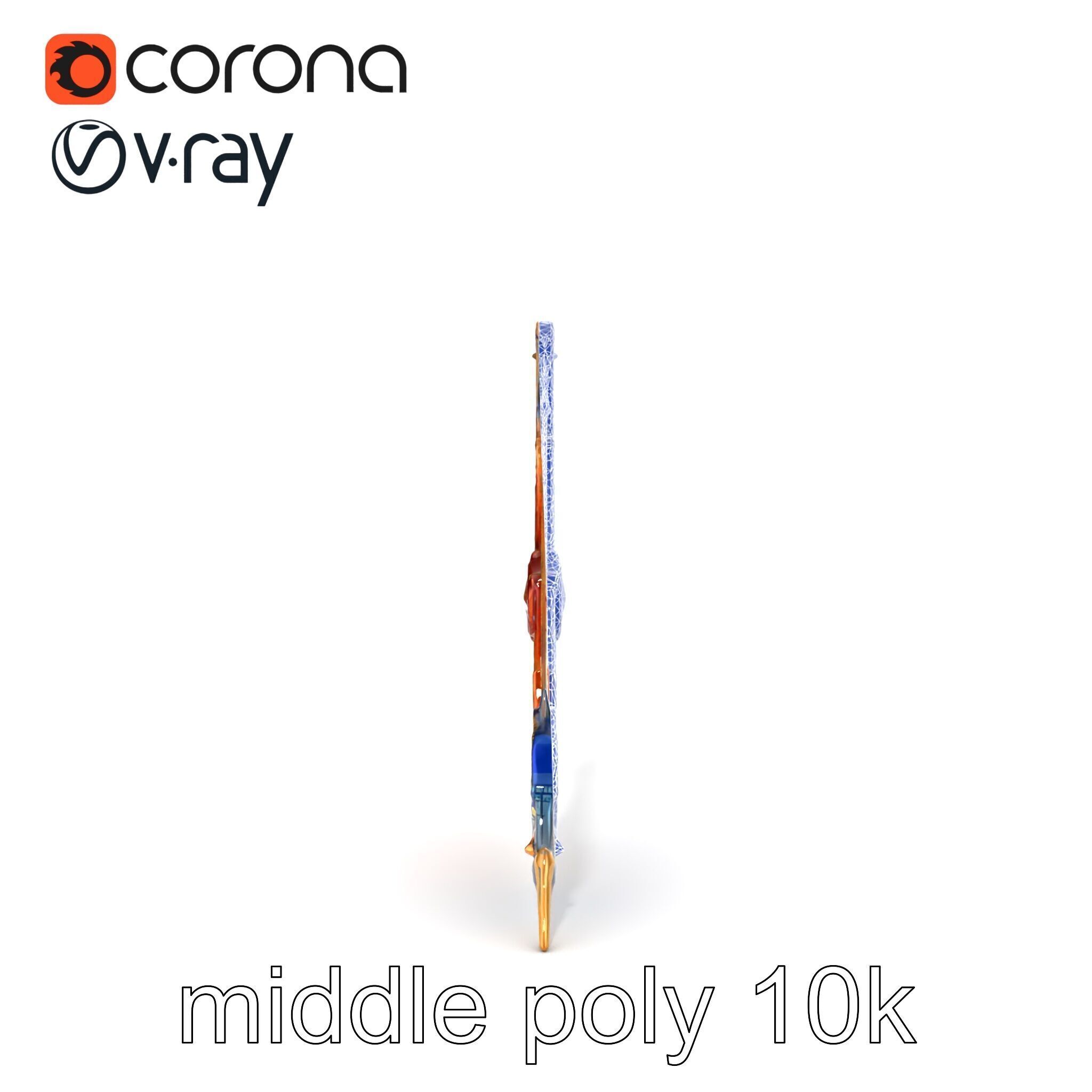 Celestial Archers Bow Cosmic Glyphs Model Pack Low-poly 3D model_23