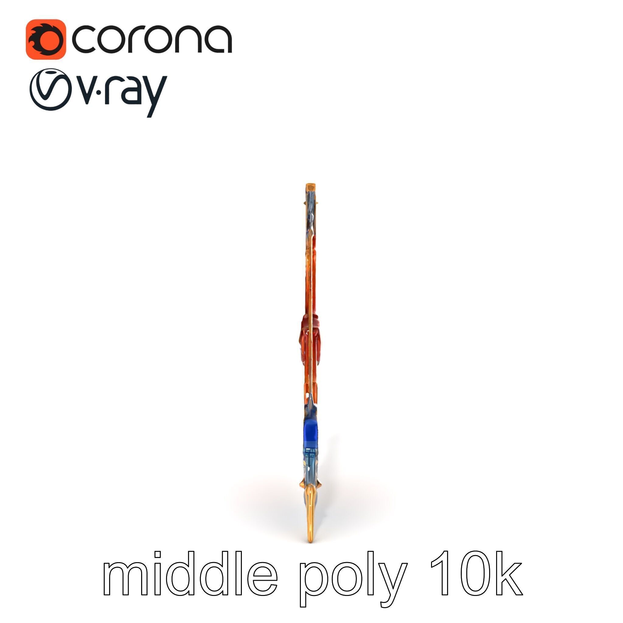 Celestial Archers Bow Cosmic Glyphs Model Pack Low-poly 3D model_31