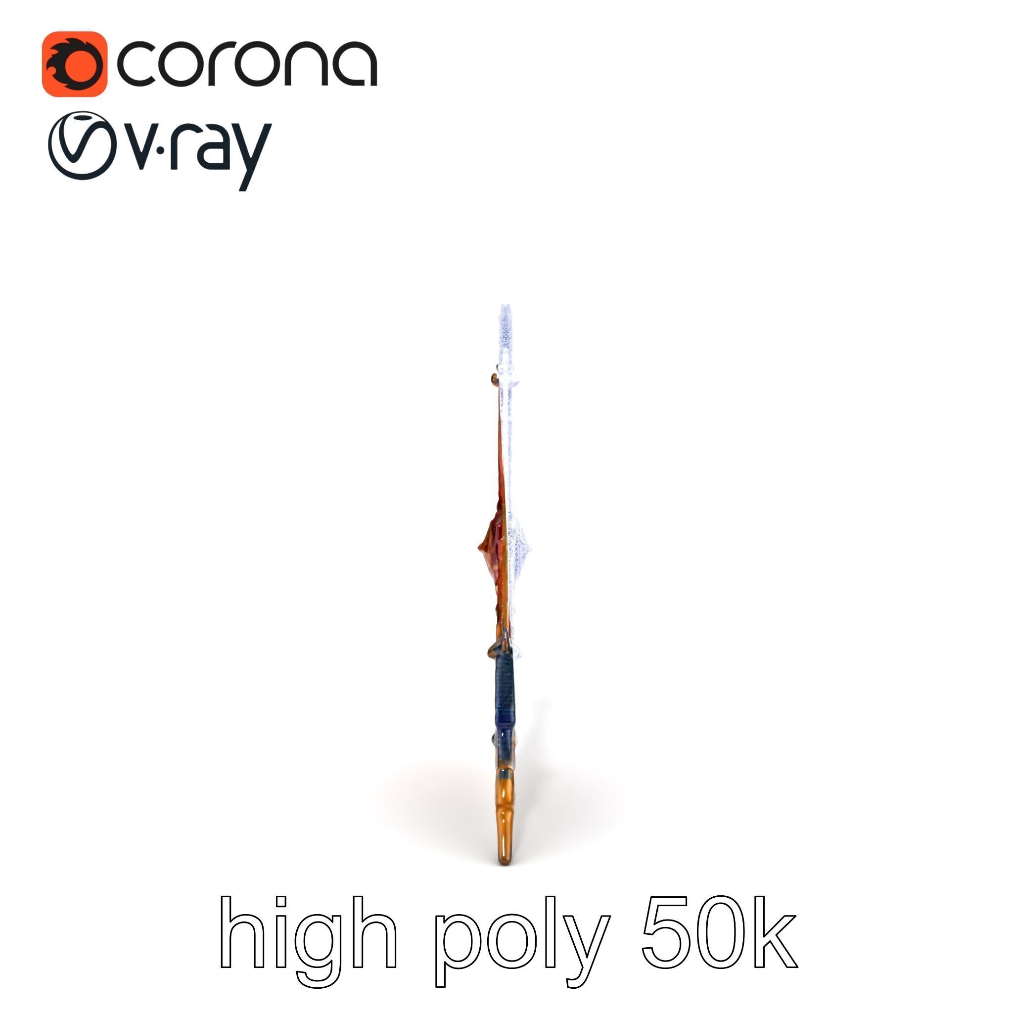 Celestial Archers Bow Cosmic Glyphs Model Pack Low-poly 3D model_32