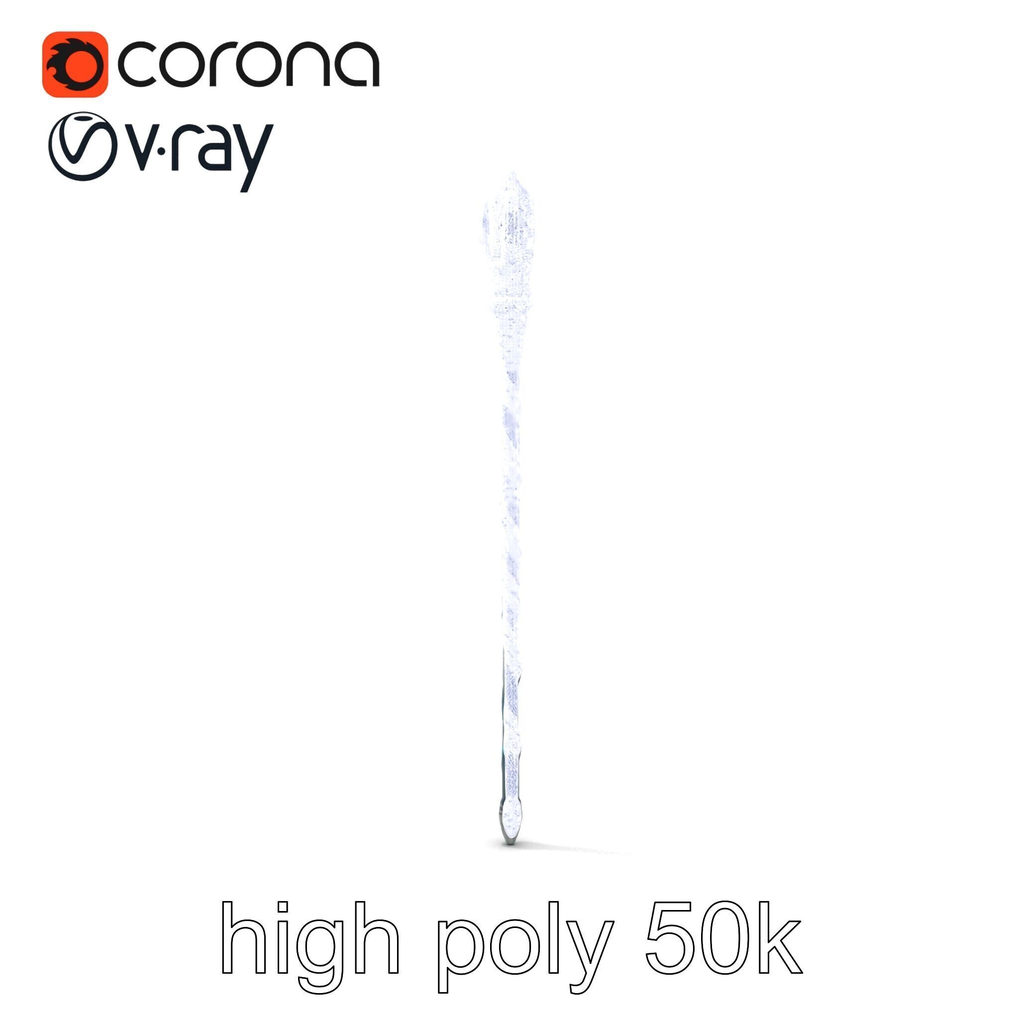 Stormbringers Enchanted Sapphire Staff model pack Low-poly 3D model_17