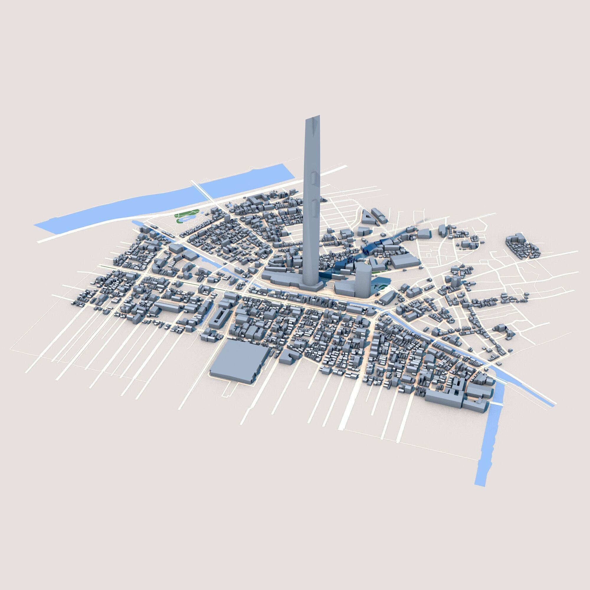 Tokyo Skytree Roppongi Hills Mori Tower 3D model_3