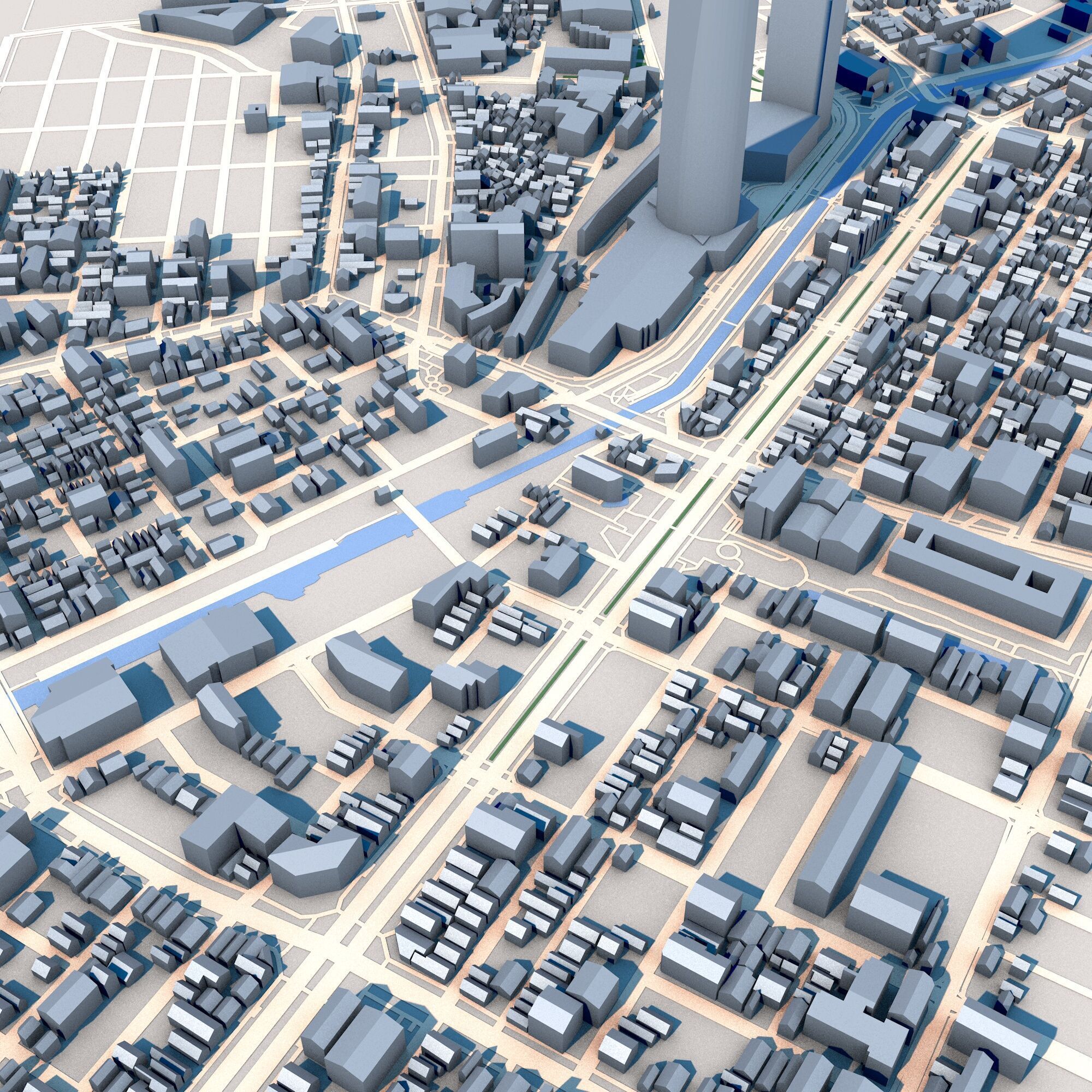 Tokyo Skytree Roppongi Hills Mori Tower 3D model_9