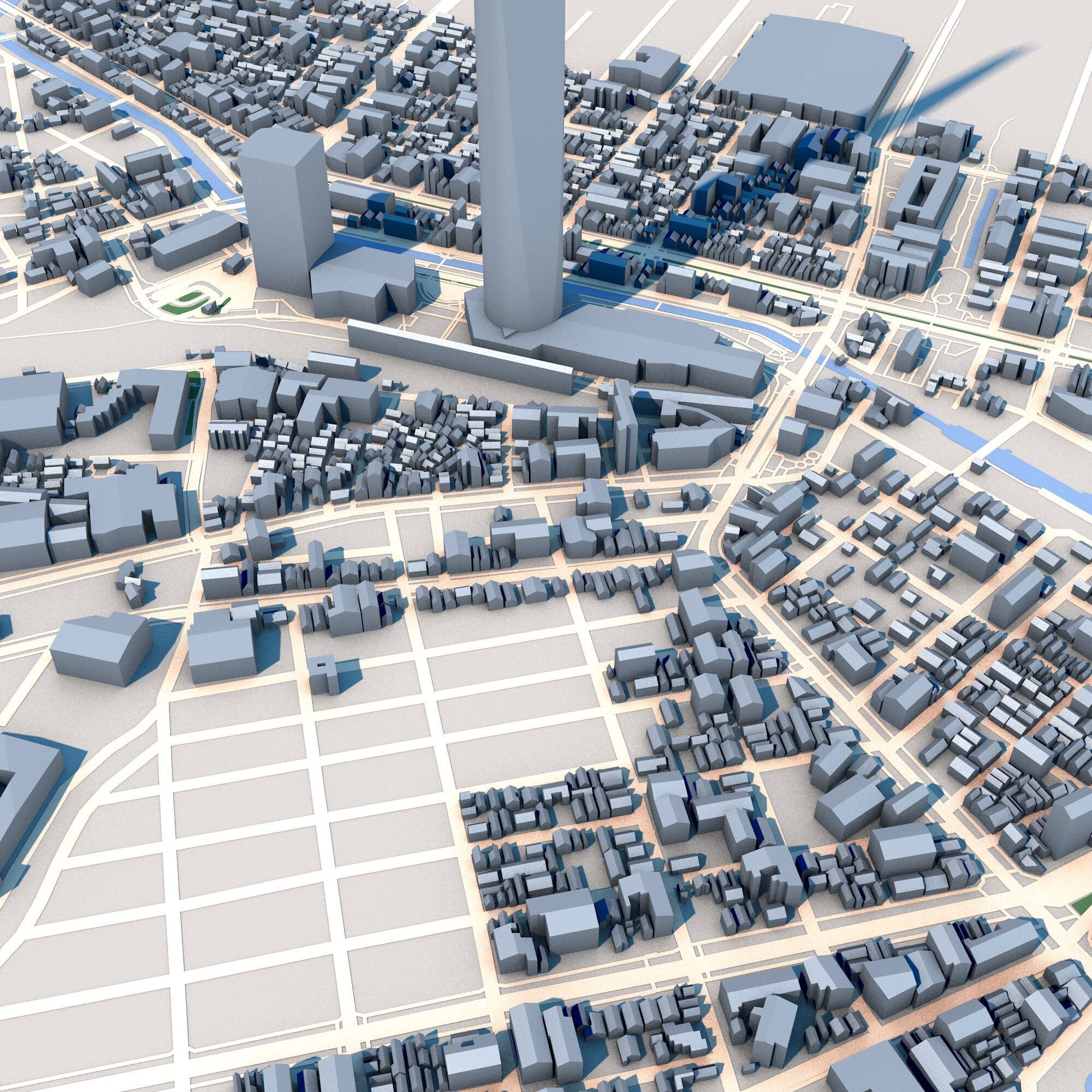 Tokyo Skytree Roppongi Hills Mori Tower 3D model_7