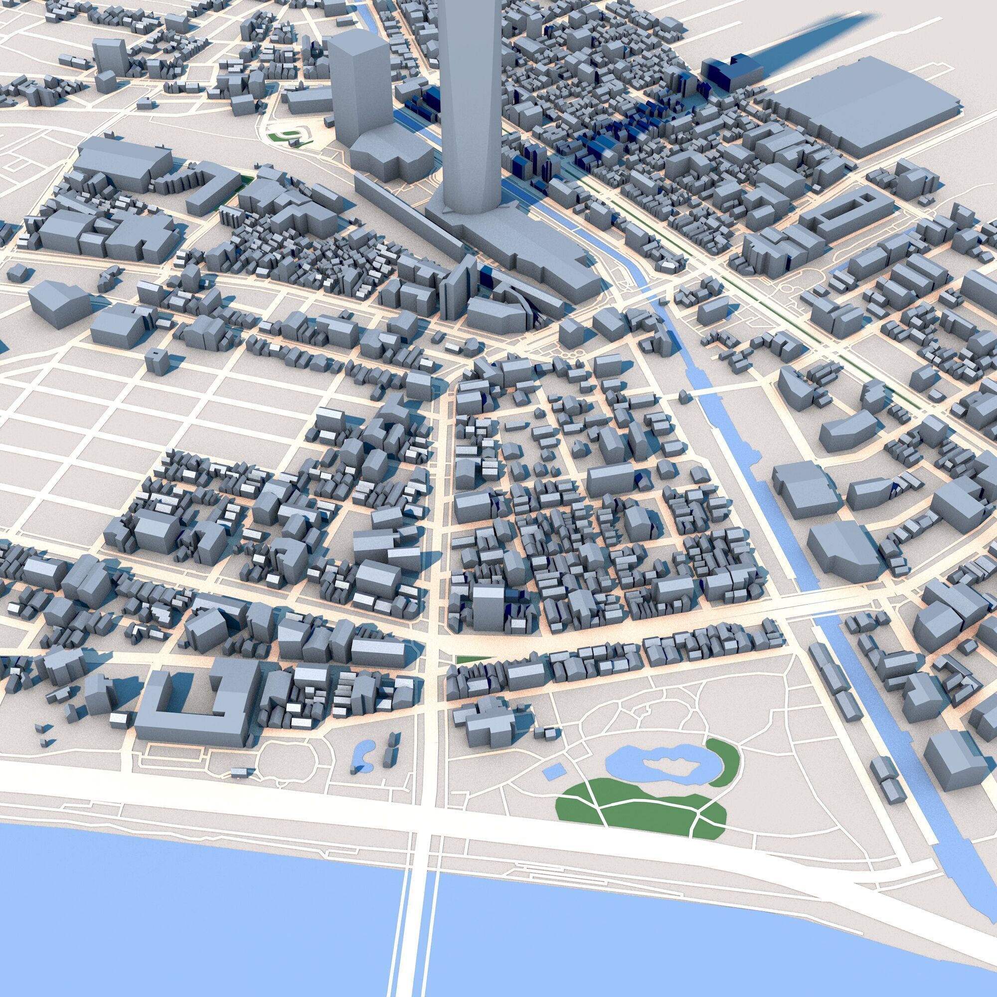 Tokyo Skytree Roppongi Hills Mori Tower 3D model_8