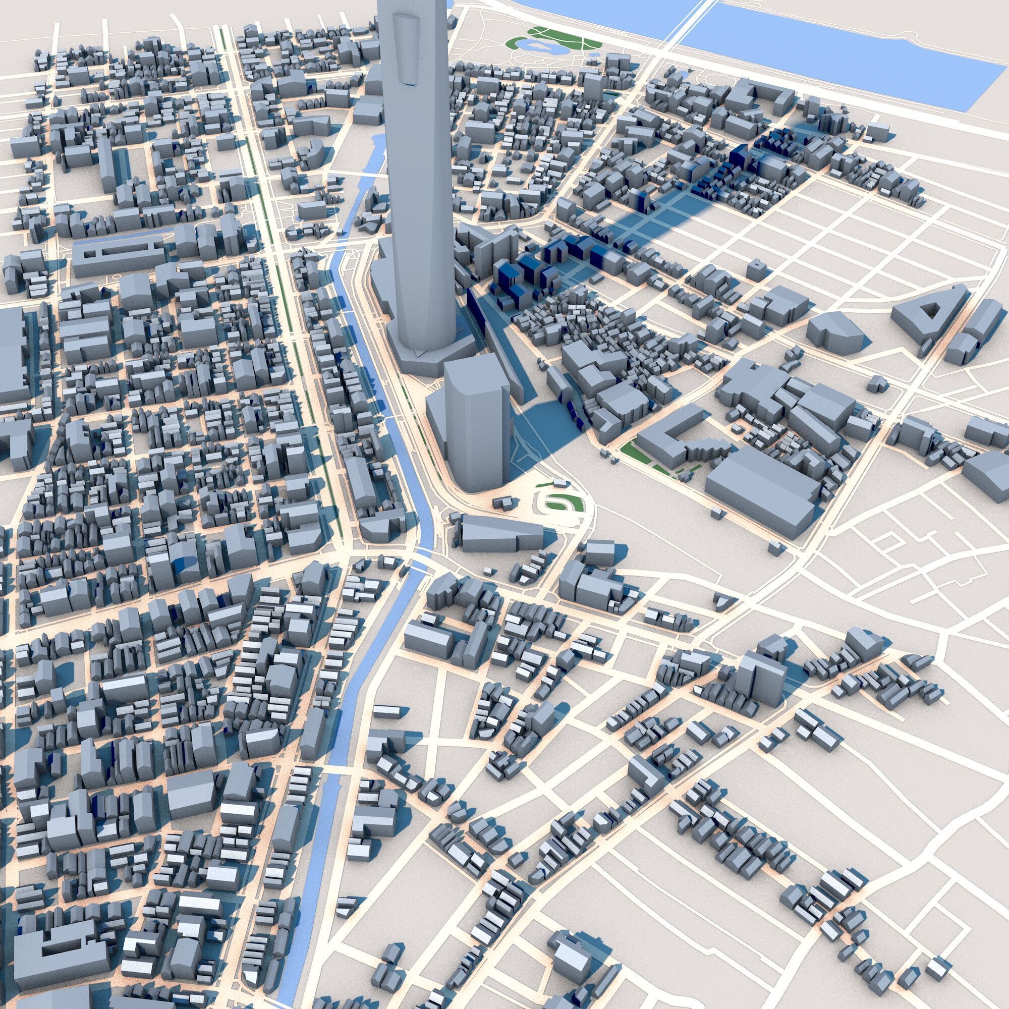 Tokyo Skytree Roppongi Hills Mori Tower 3D model_5