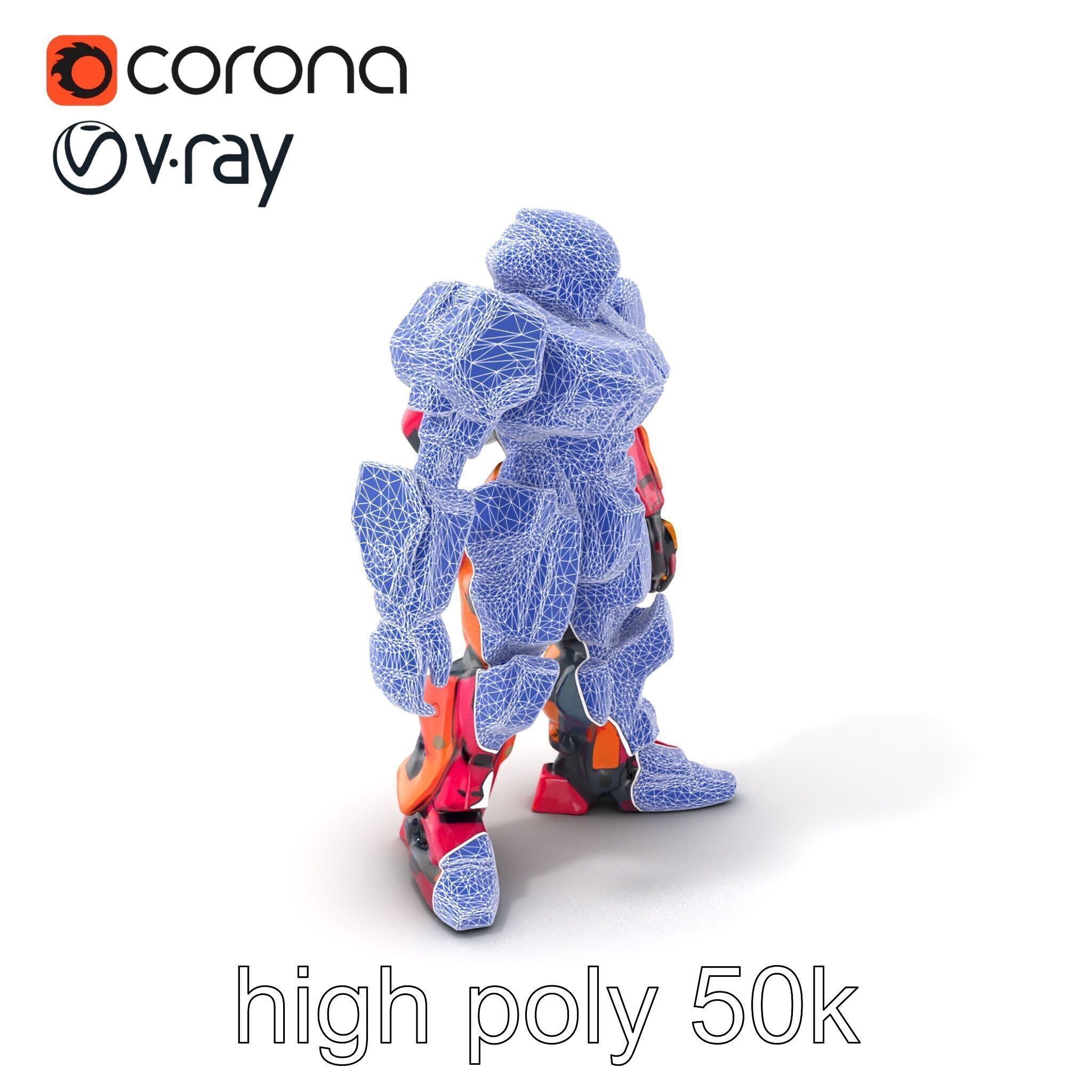 Elven Scepter Topaz Gemstone Model Pack Low-poly 3D model_11