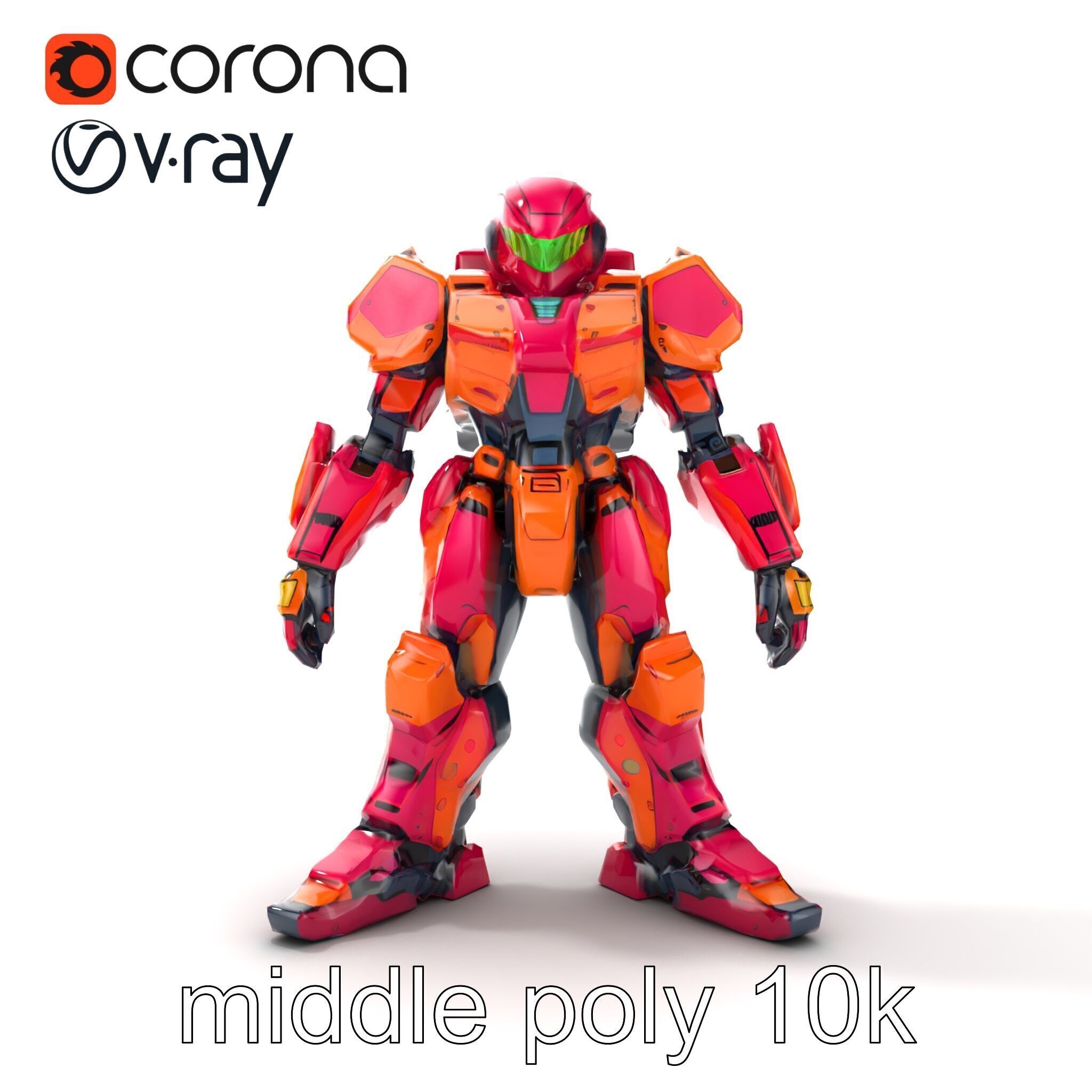 Elven Scepter Topaz Gemstone Model Pack Low-poly 3D model_25