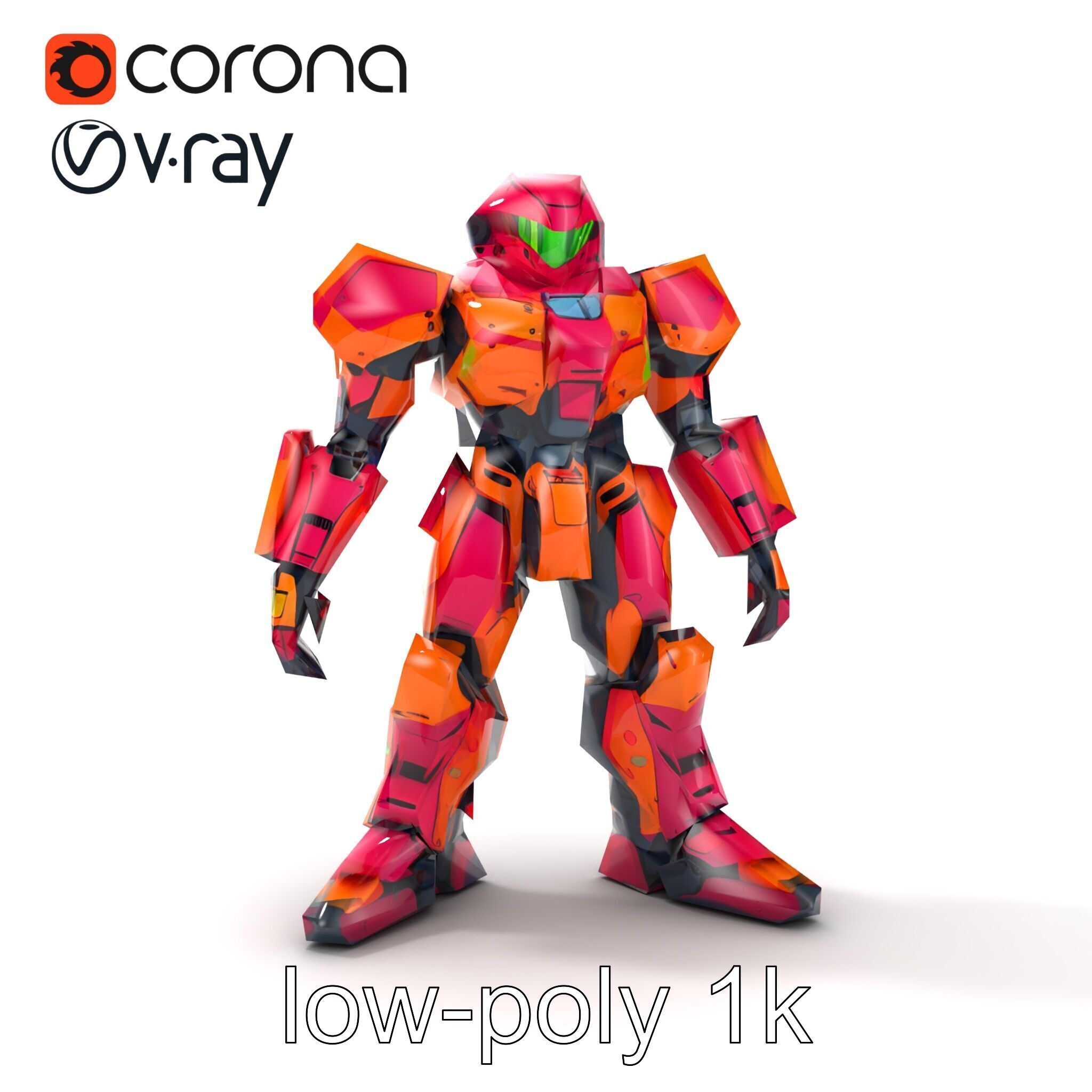 Elven Scepter Topaz Gemstone Model Pack Low-poly 3D model_29