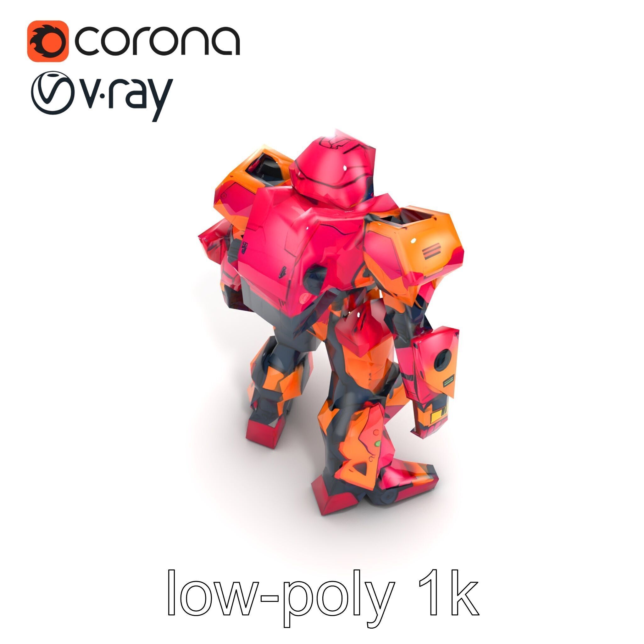 Elven Scepter Topaz Gemstone Model Pack Low-poly 3D model_28