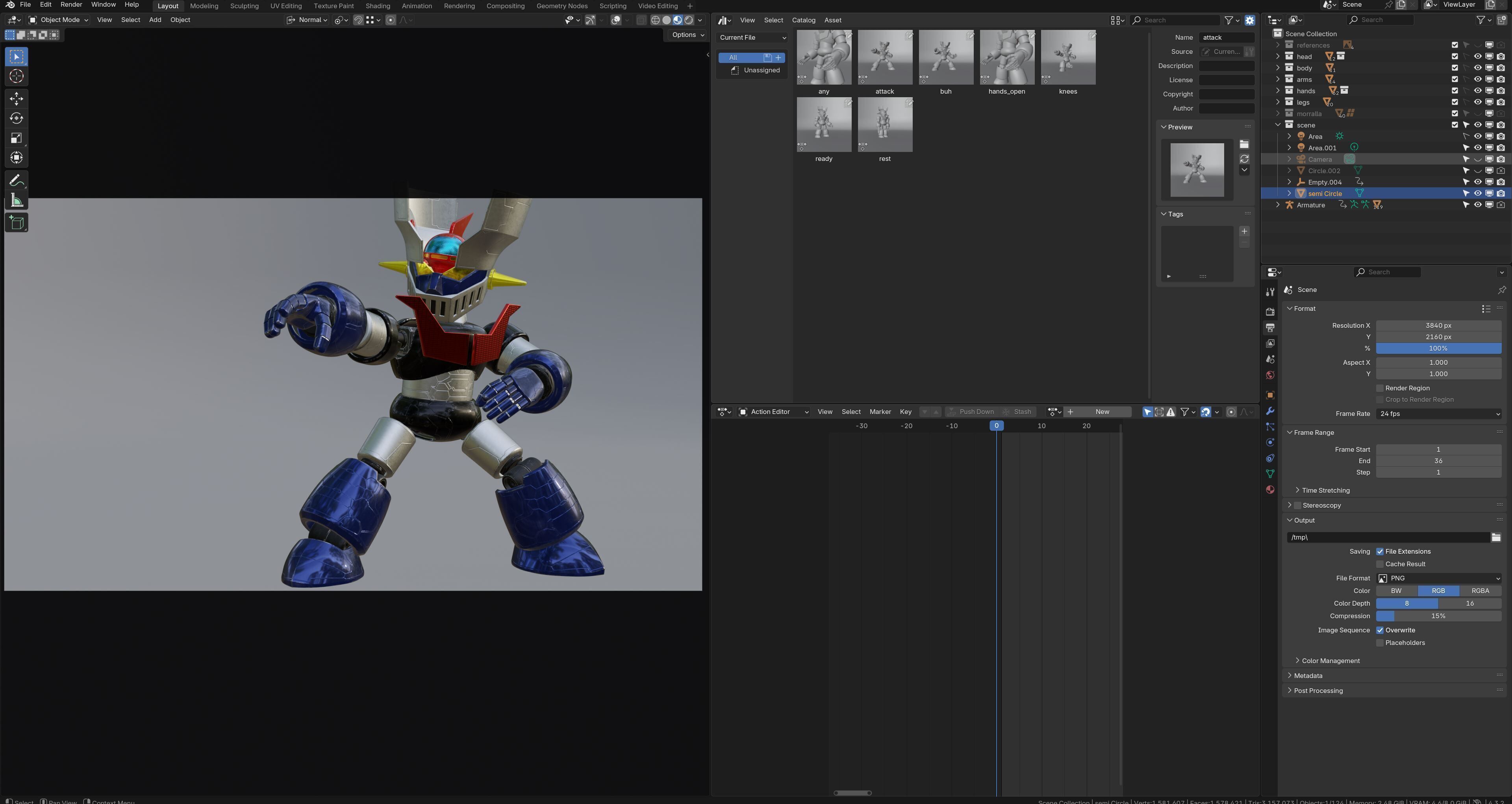 Mazinger Z 3D model_17