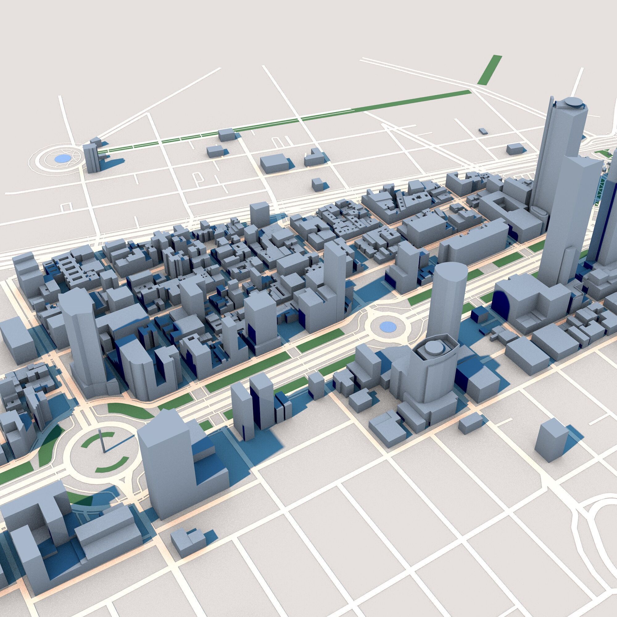 Torre Reforma Torre Mayor Mexico City Mexic 3D model_7