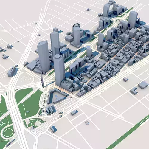 Torre Reforma Torre Mayor Mexico City Mexic 3D model