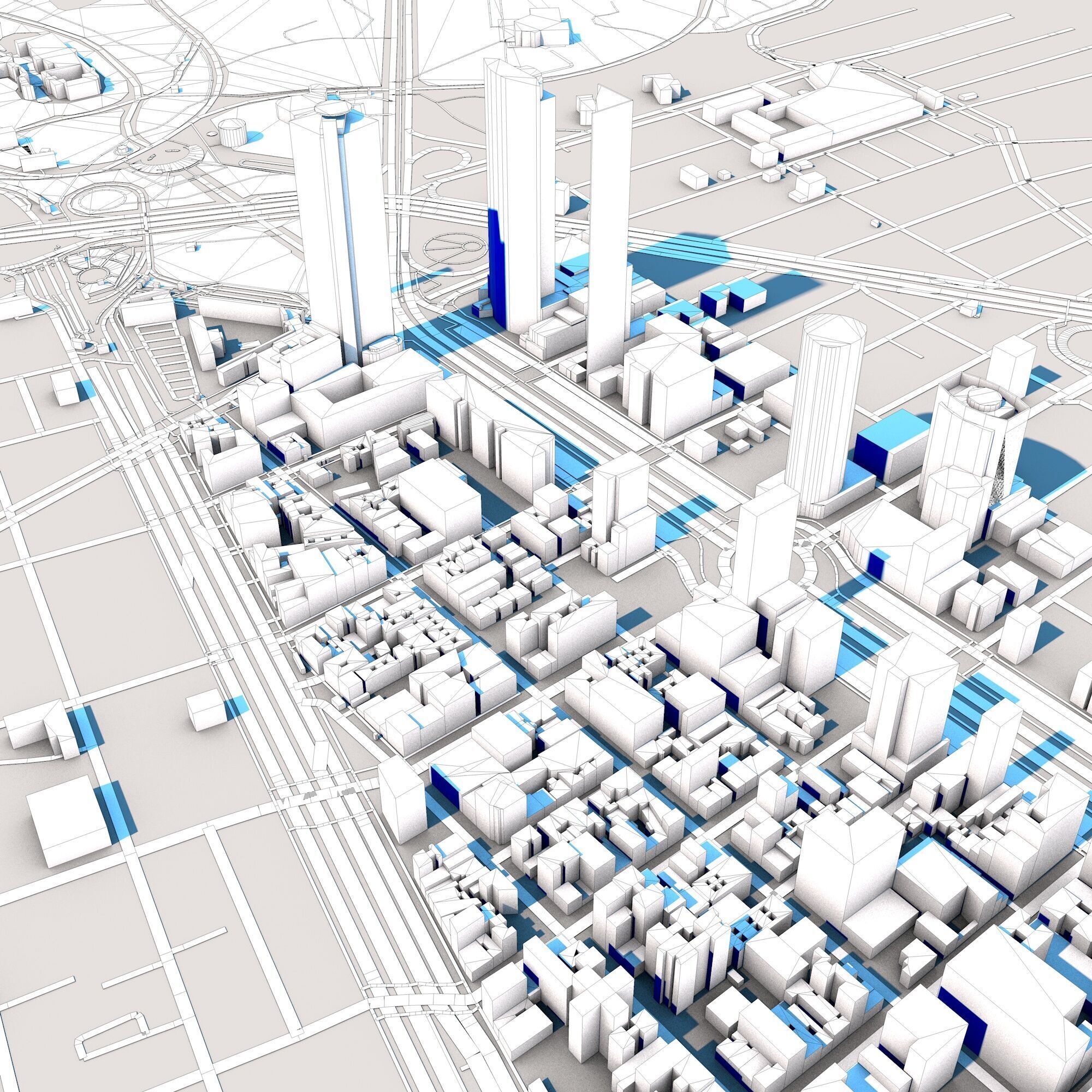 Torre Reforma Torre Mayor Mexico City Mexic 3D model_12