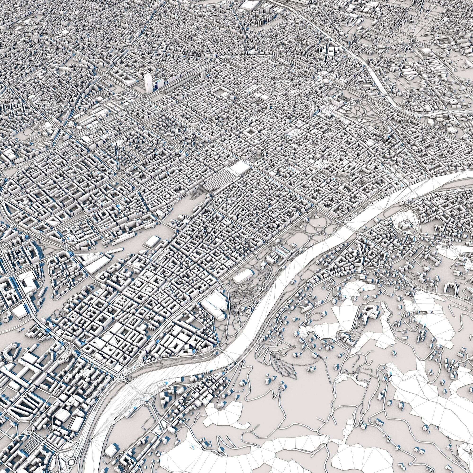 Turin City Italy 3D model_15